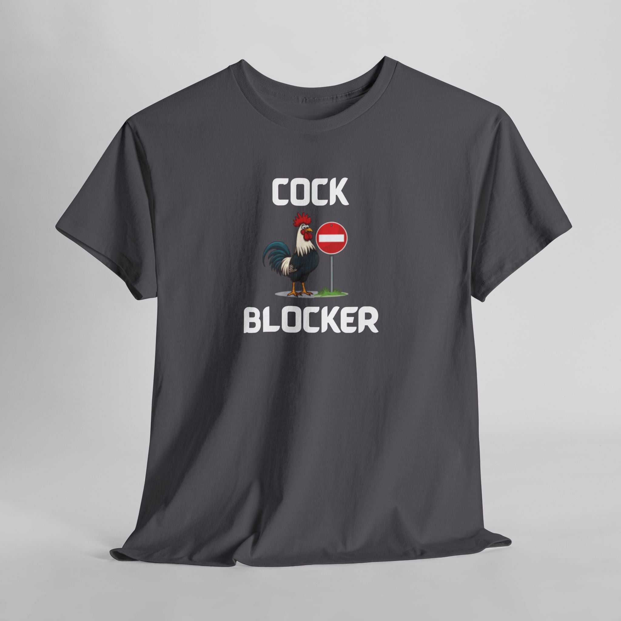 Cock Blocker T-Shirt – Funny Novelty Tee with Cheeky Humour