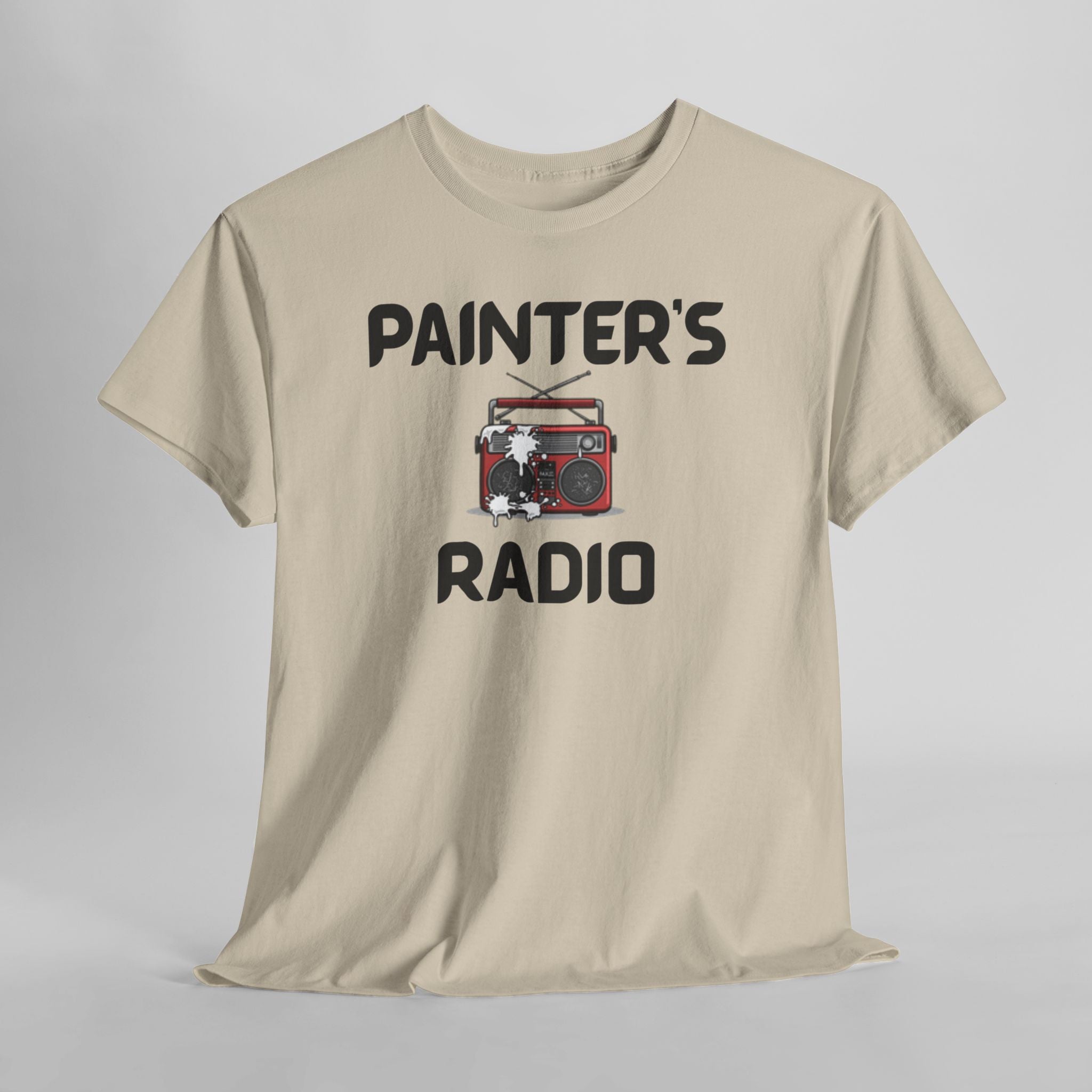 Painter’s Radio T-Shirt – Funny Decorator Gift with a Sense of Humour