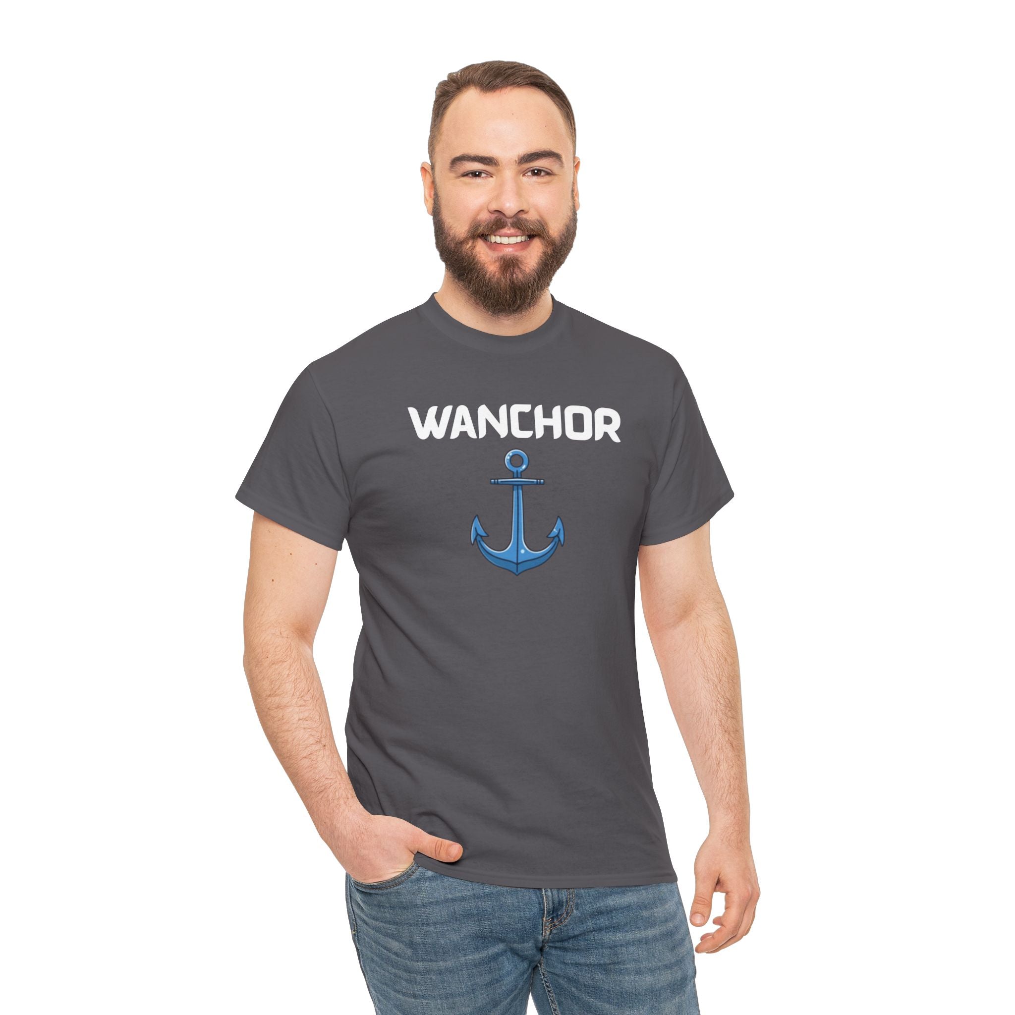 Wanchor T-Shirt – Funny Novelty Tee with Cheeky British Humour