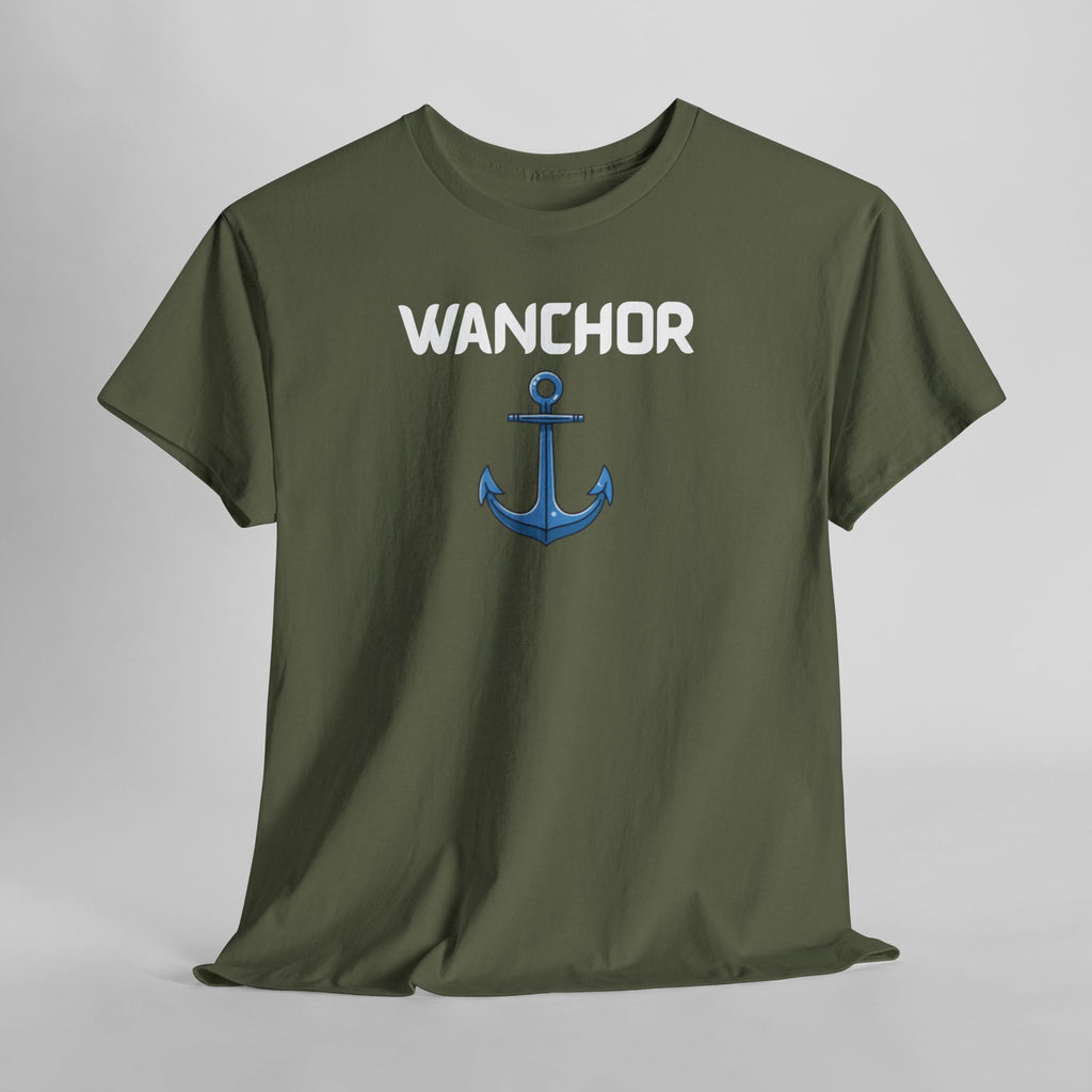Wanchor T-Shirt – Funny Novelty Tee with Cheeky British Humour