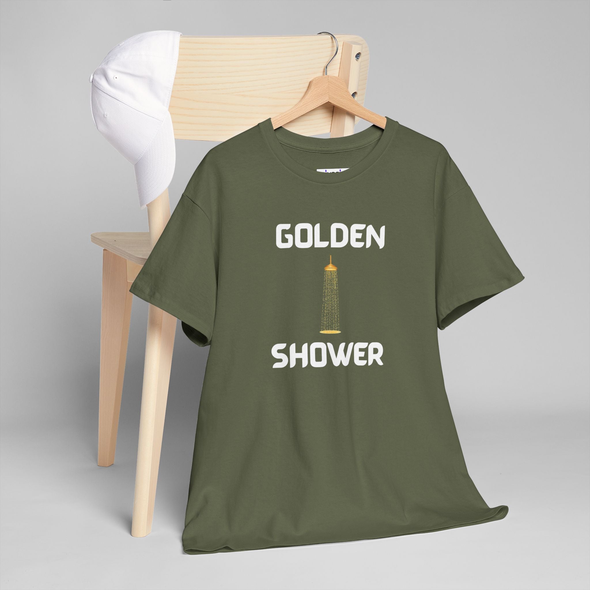 Golden Shower T-Shirt – Funny Novelty Tee with Cheeky Humour