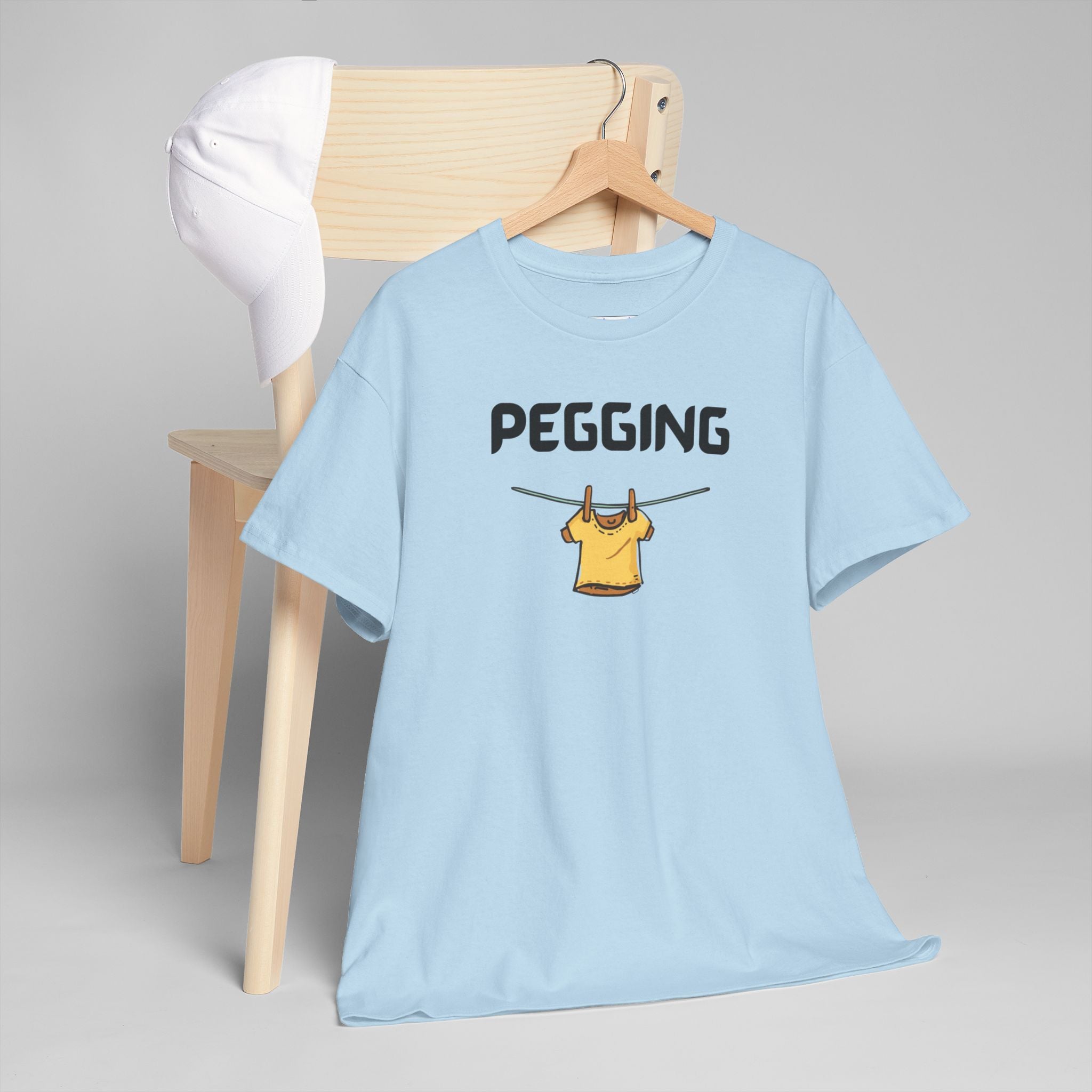 Pegging T-Shirt – Funny Novelty Tee with Cheeky Wordplay