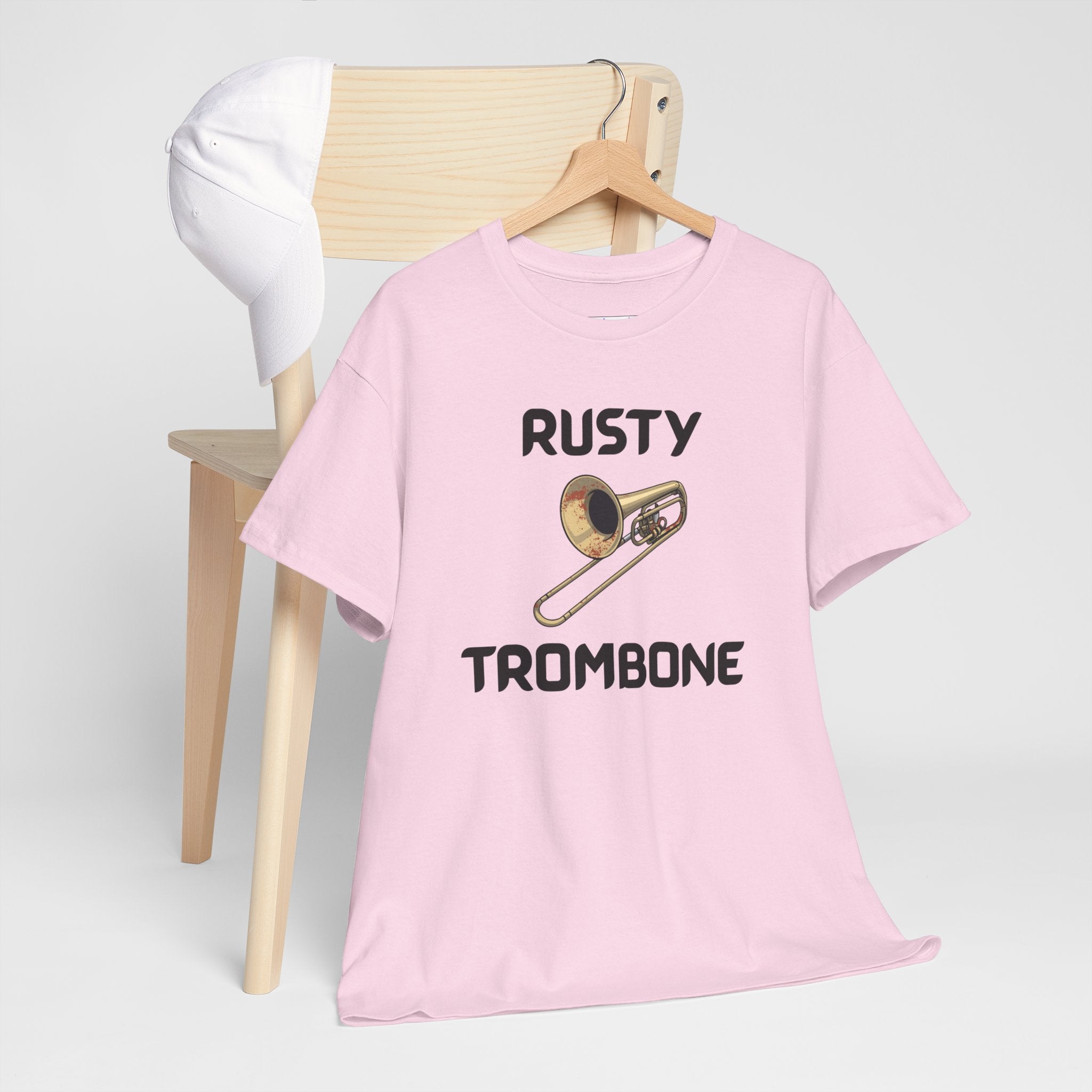 Rusty Trombone T-Shirt – Funny Novelty Tee with Cheeky Humour