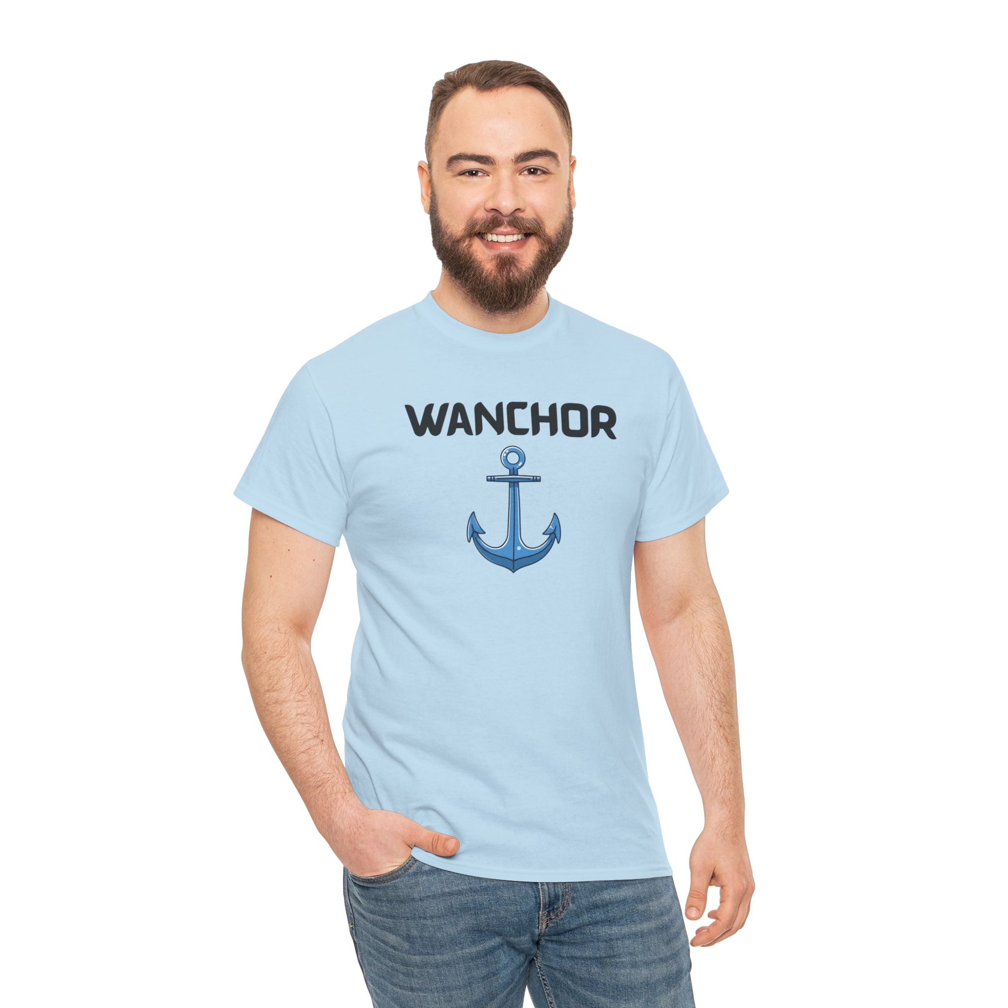 Wanchor T-Shirt – Funny Novelty Tee with Cheeky British Humour