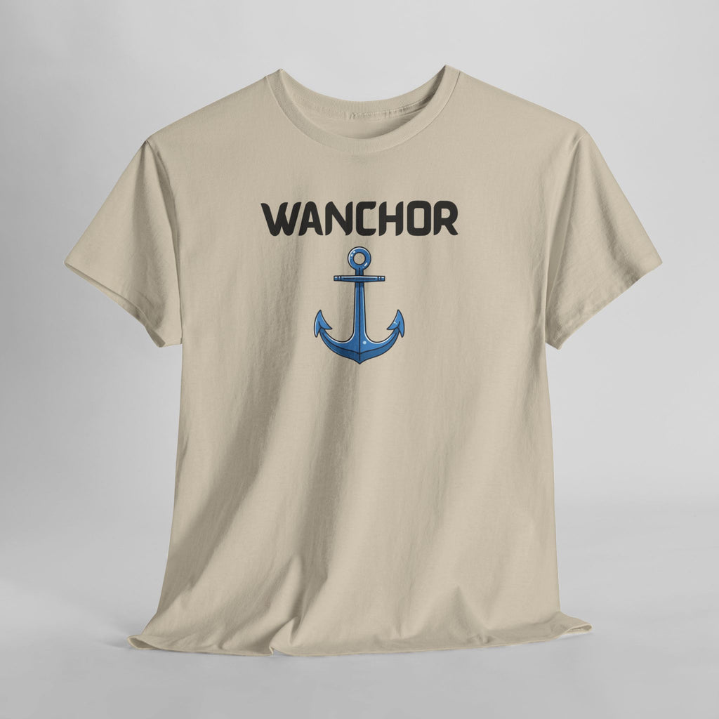 Wanchor T-Shirt – Funny Novelty Tee with Cheeky British Humour