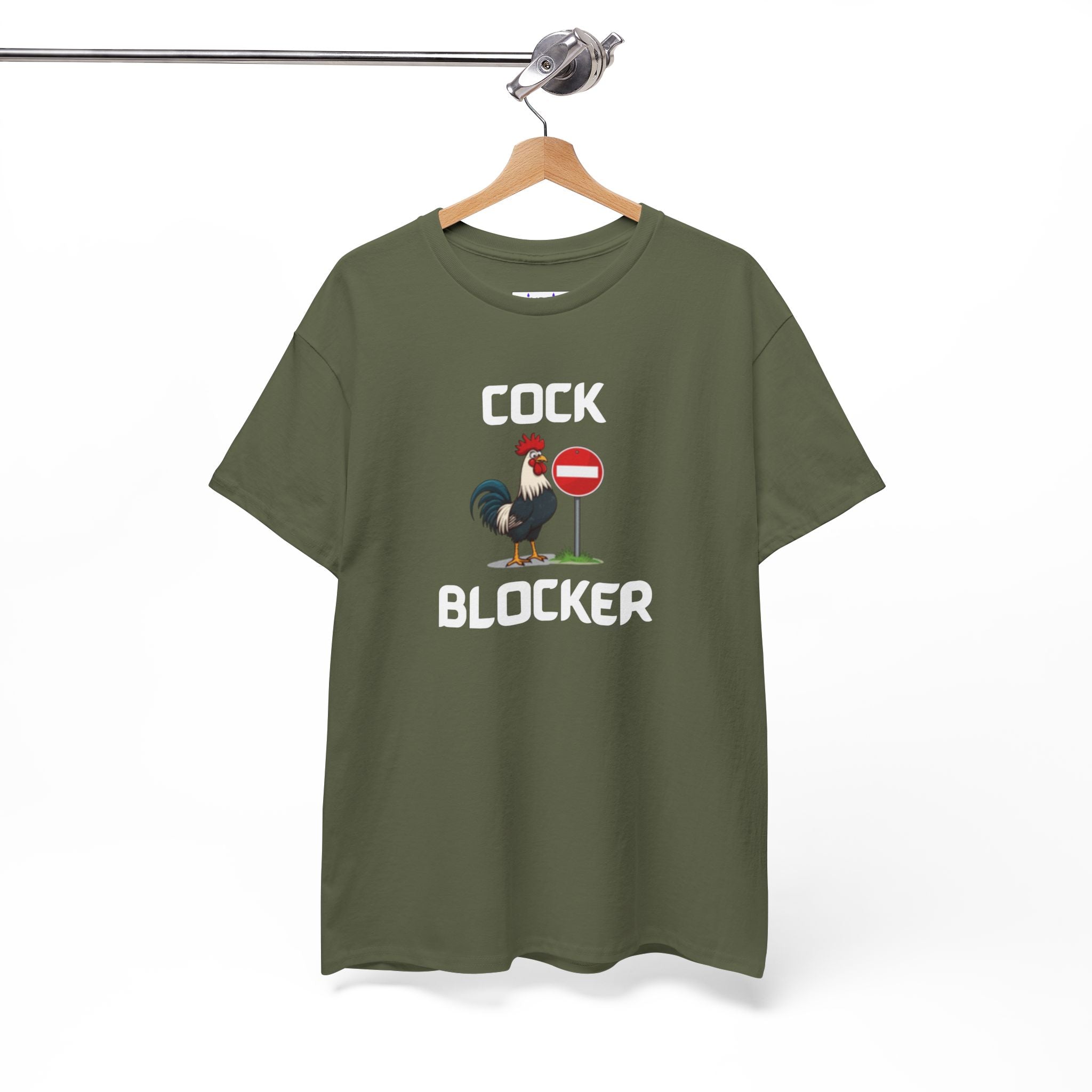 Cock Blocker T-Shirt – Funny Novelty Tee with Cheeky Humour