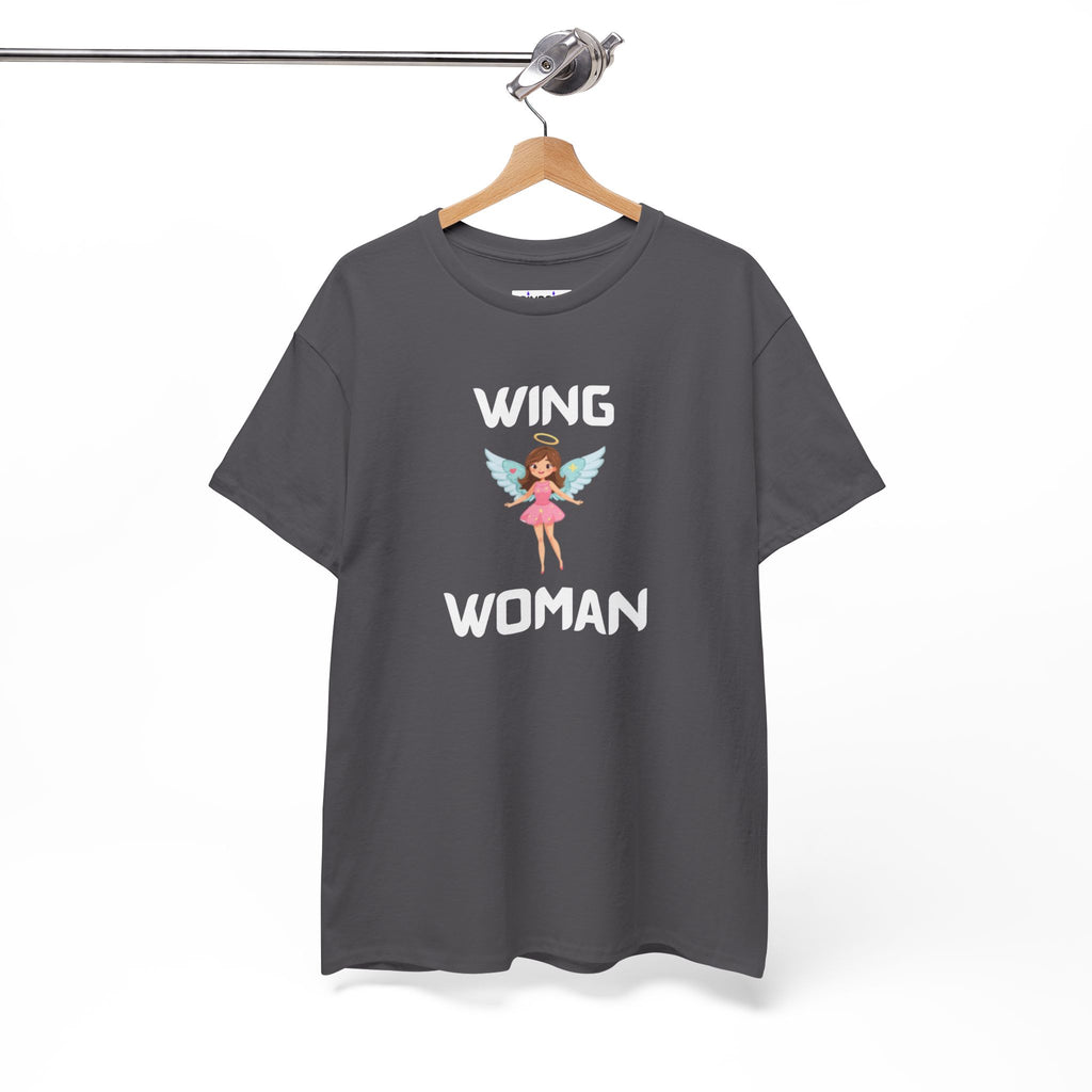 Wing Woman T-Shirt – Funny Novelty Tee for Hen Do’s, Prank Gifts & Nights Out