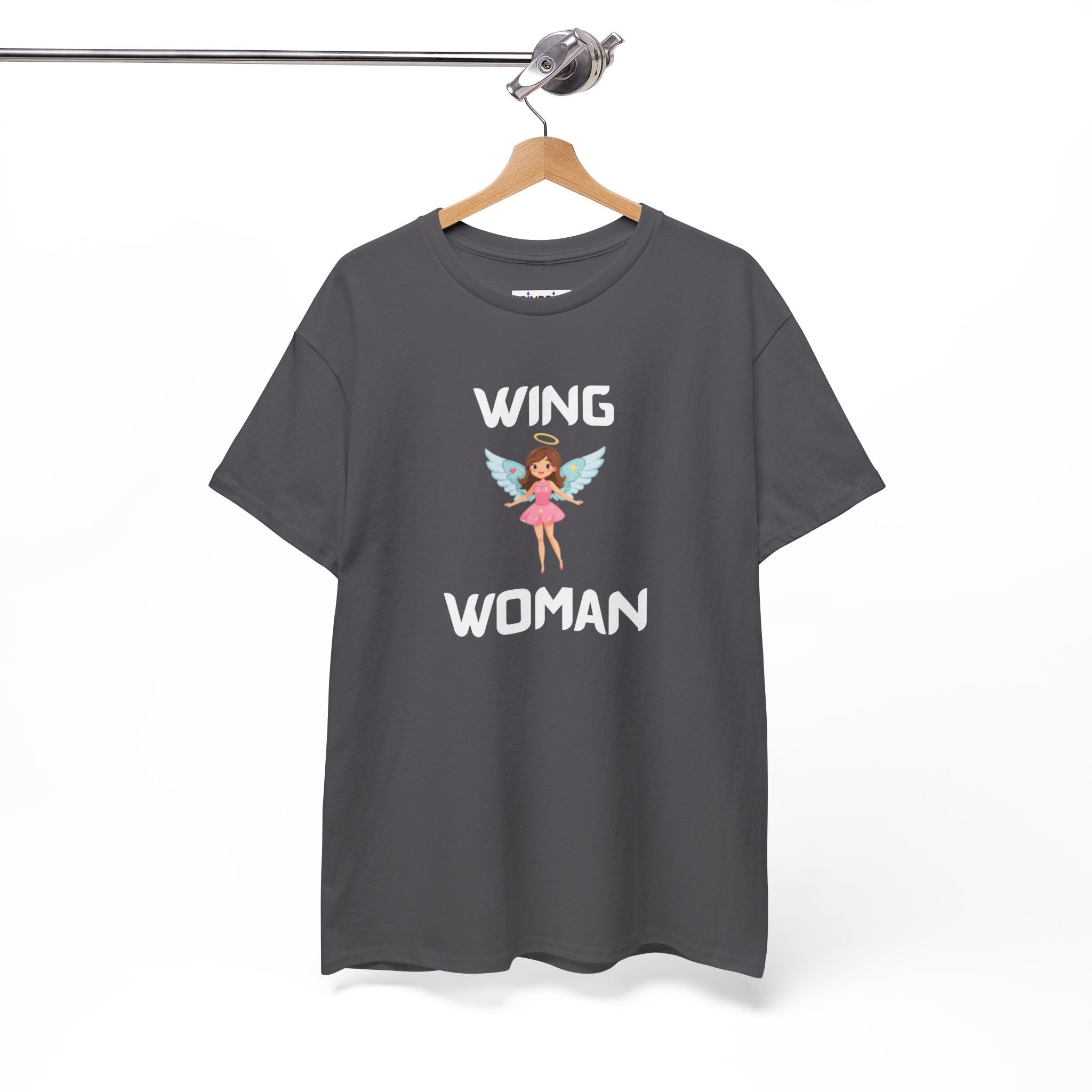 Wing Woman T-Shirt – Funny Novelty Tee for Hen Do’s, Prank Gifts & Nights Out