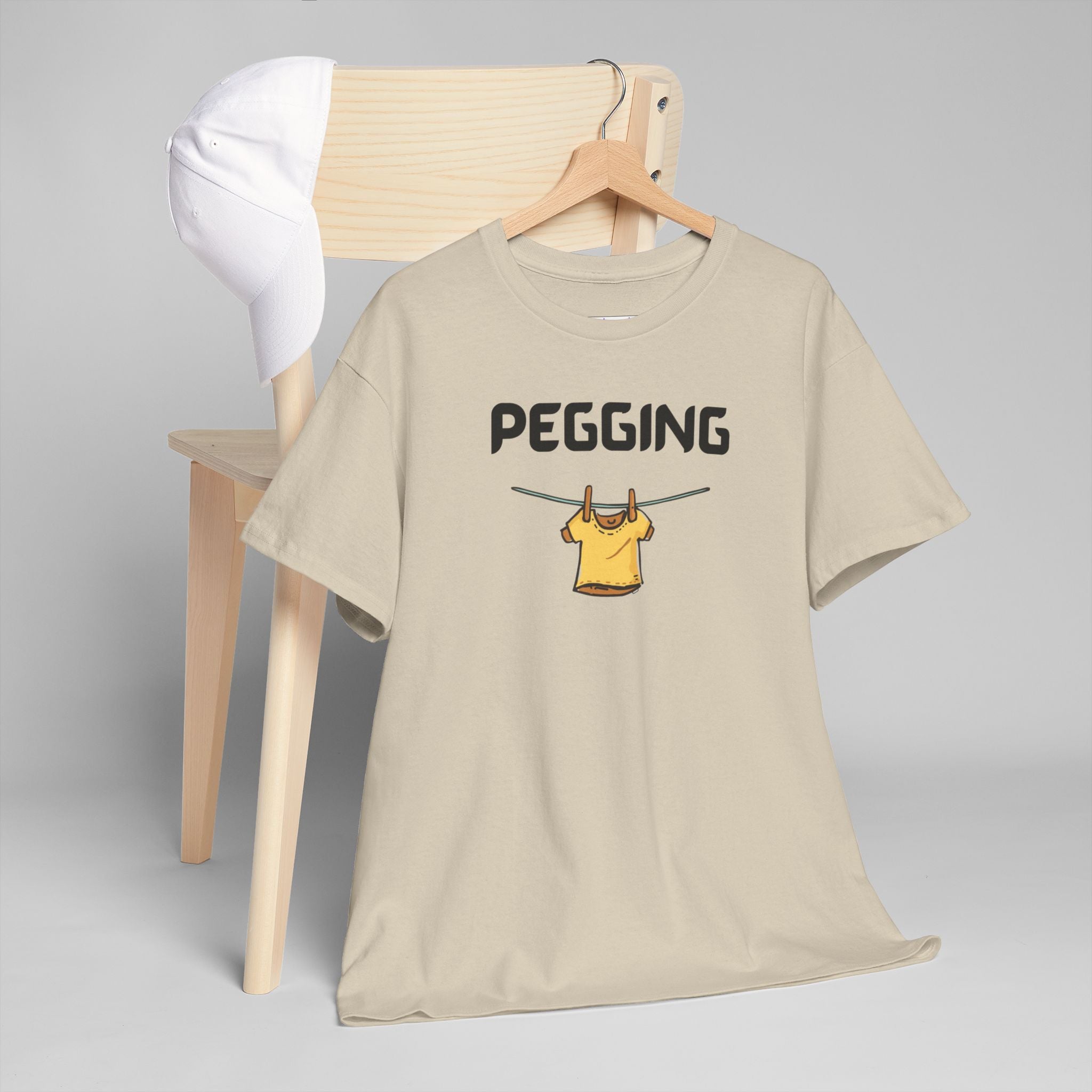 Pegging T-Shirt – Funny Novelty Tee with Cheeky Wordplay