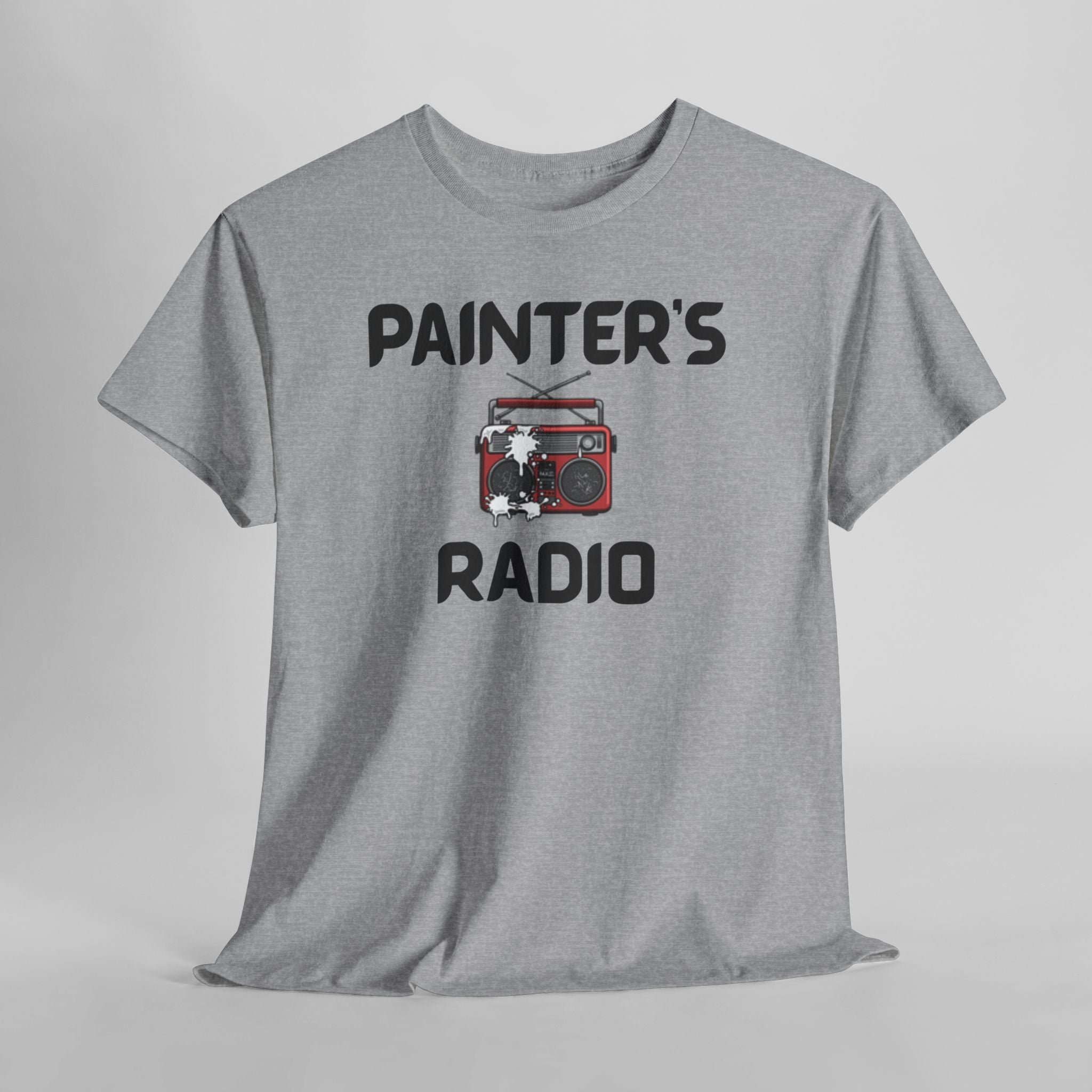 Painter’s Radio T-Shirt – Funny Decorator Gift with a Sense of Humour