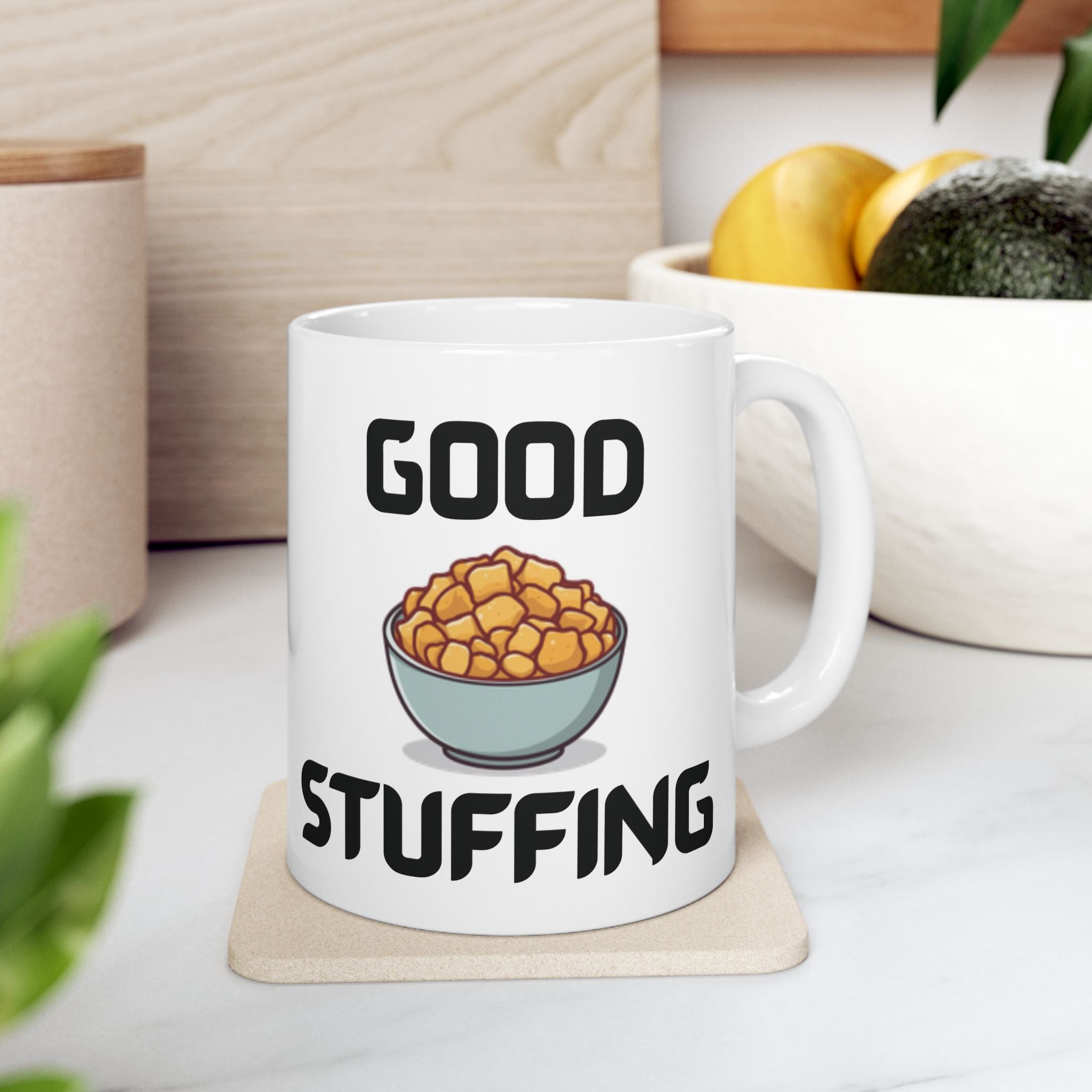 Good Stuffing Funny Mug Cheeky Wordplay Prank Gift Novelty Coffee Cup