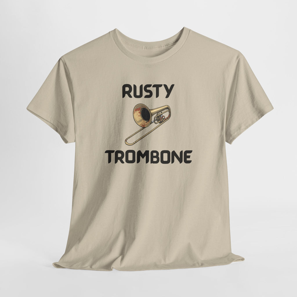 Rusty Trombone T-Shirt – Funny Novelty Tee with Cheeky Humour