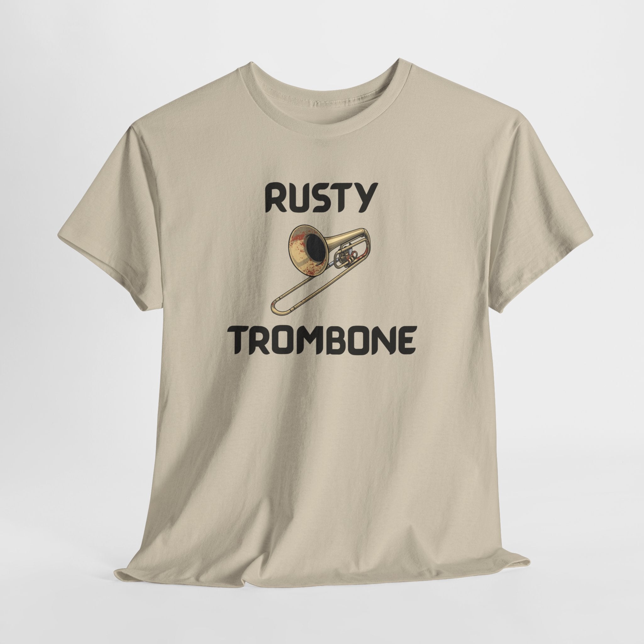 Rusty Trombone T-Shirt – Funny Novelty Tee with Cheeky Humour
