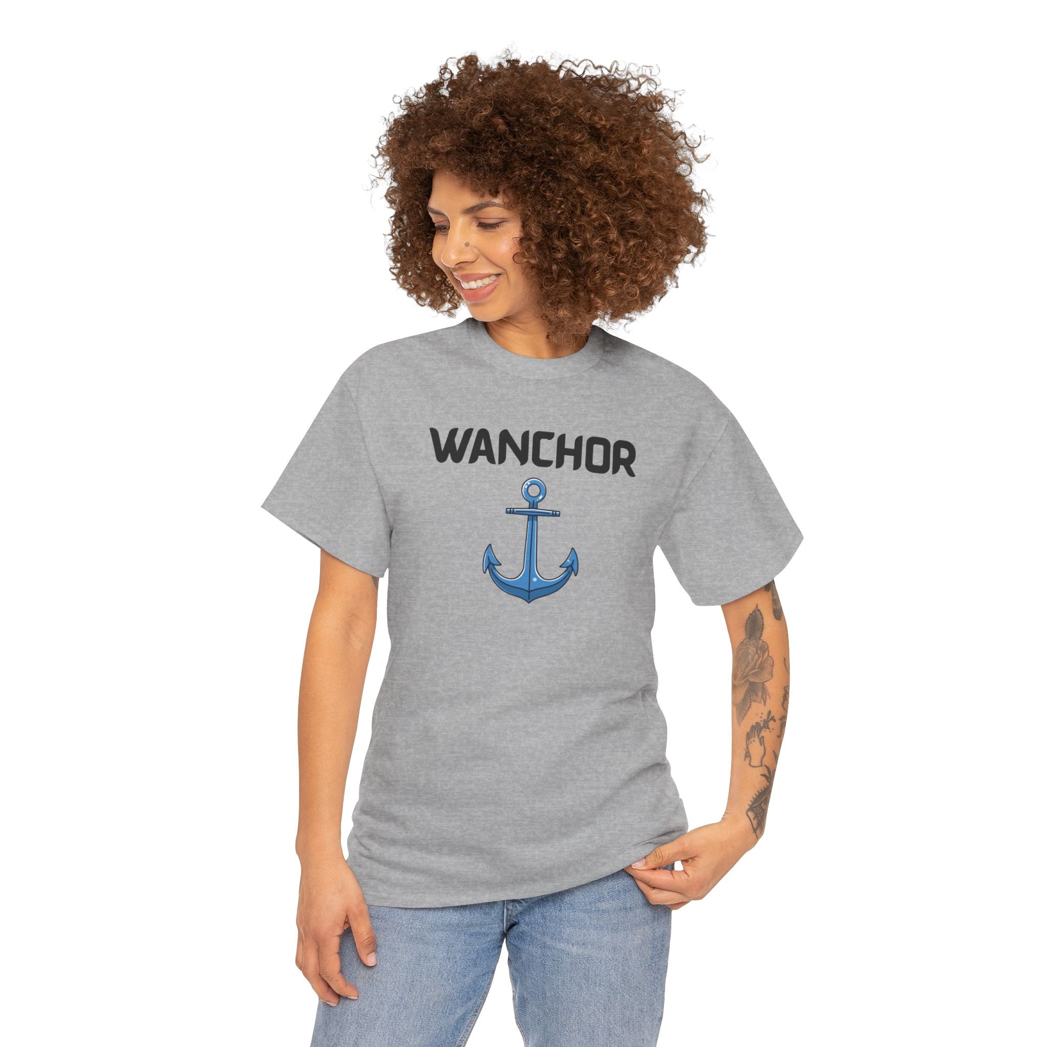 Wanchor T-Shirt – Funny Novelty Tee with Cheeky British Humour