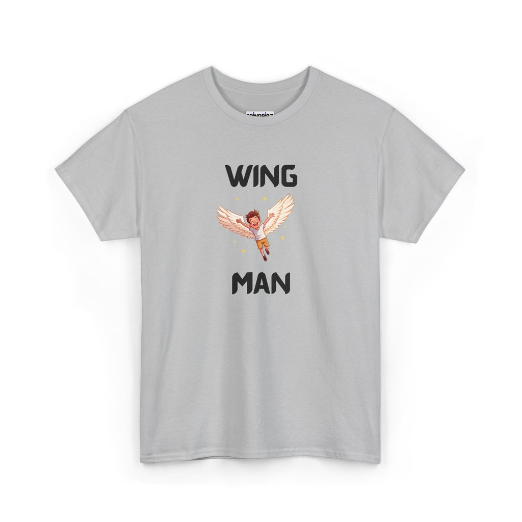 Wing Man T-Shirt – Funny Novelty Tee for Stag Do’s, Prank Gifts & Nights Out