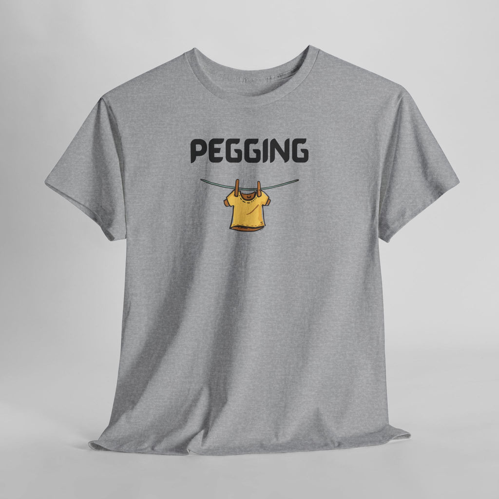 Pegging T-Shirt – Funny Novelty Tee with Cheeky Wordplay