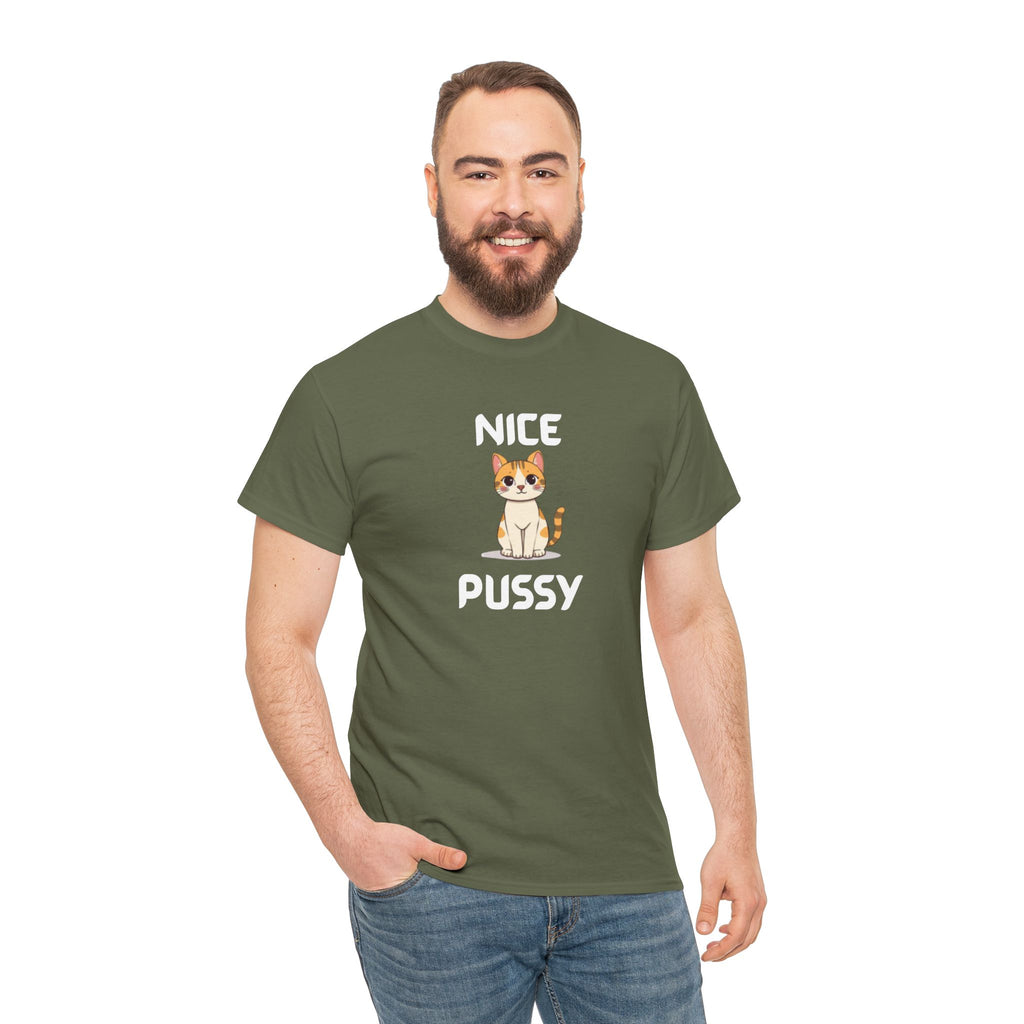 Nice Pussy T-Shirt – Funny Novelty Tee with Cheeky Humour