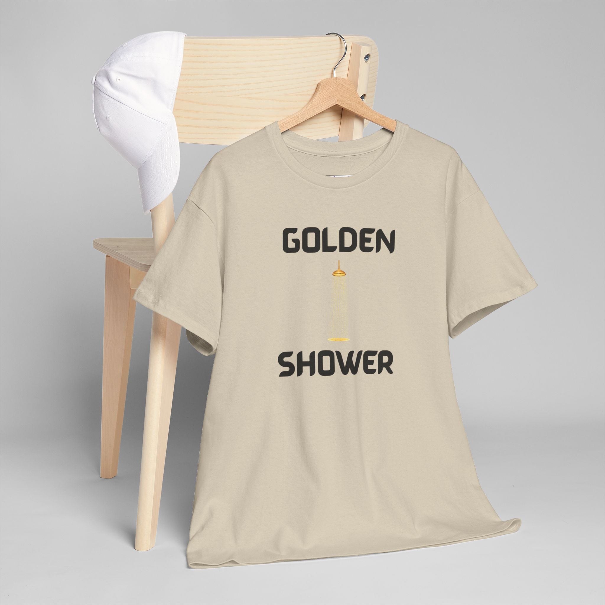 Golden Shower T-Shirt – Funny Novelty Tee with Cheeky Humour