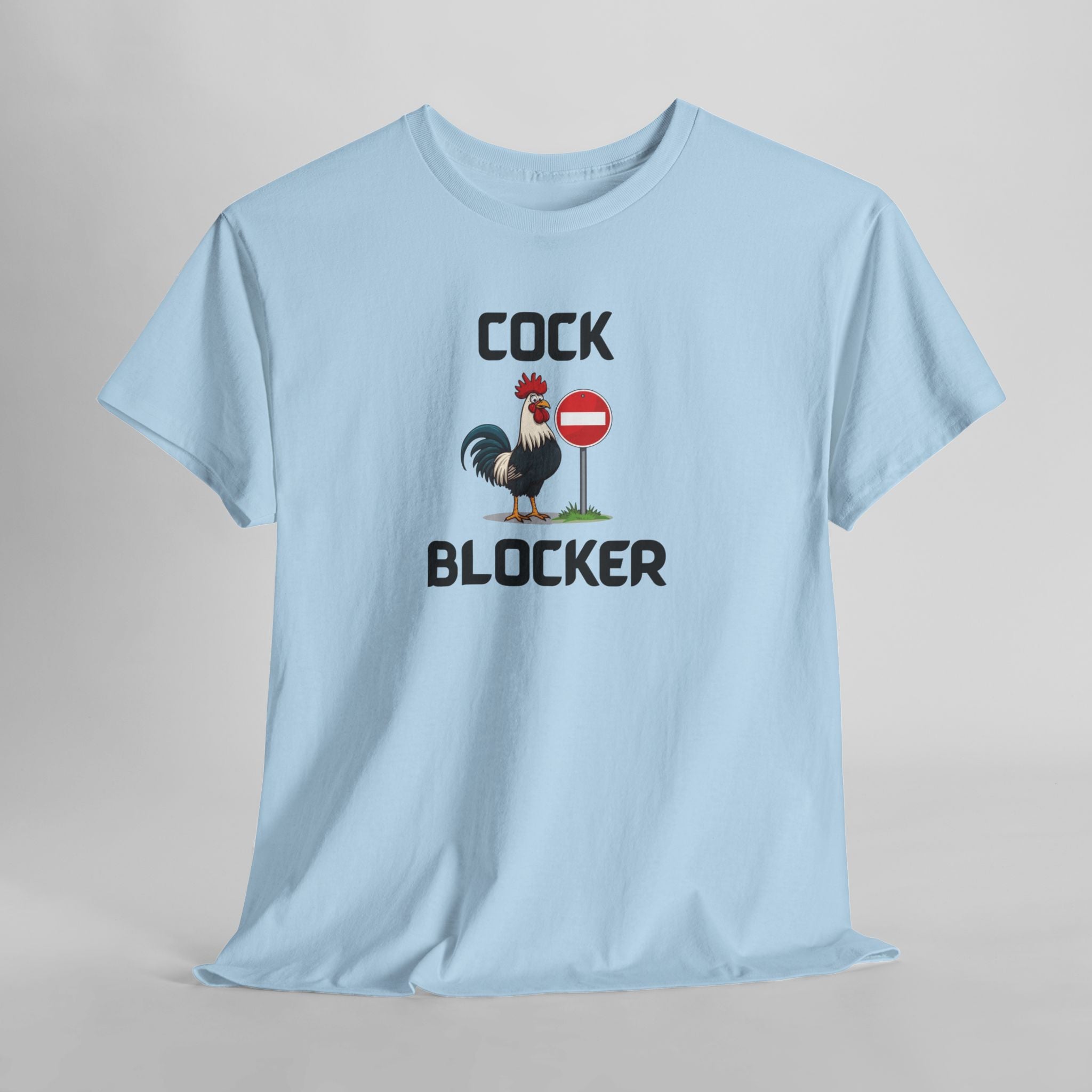 Cock Blocker T-Shirt – Funny Novelty Tee with Cheeky Humour