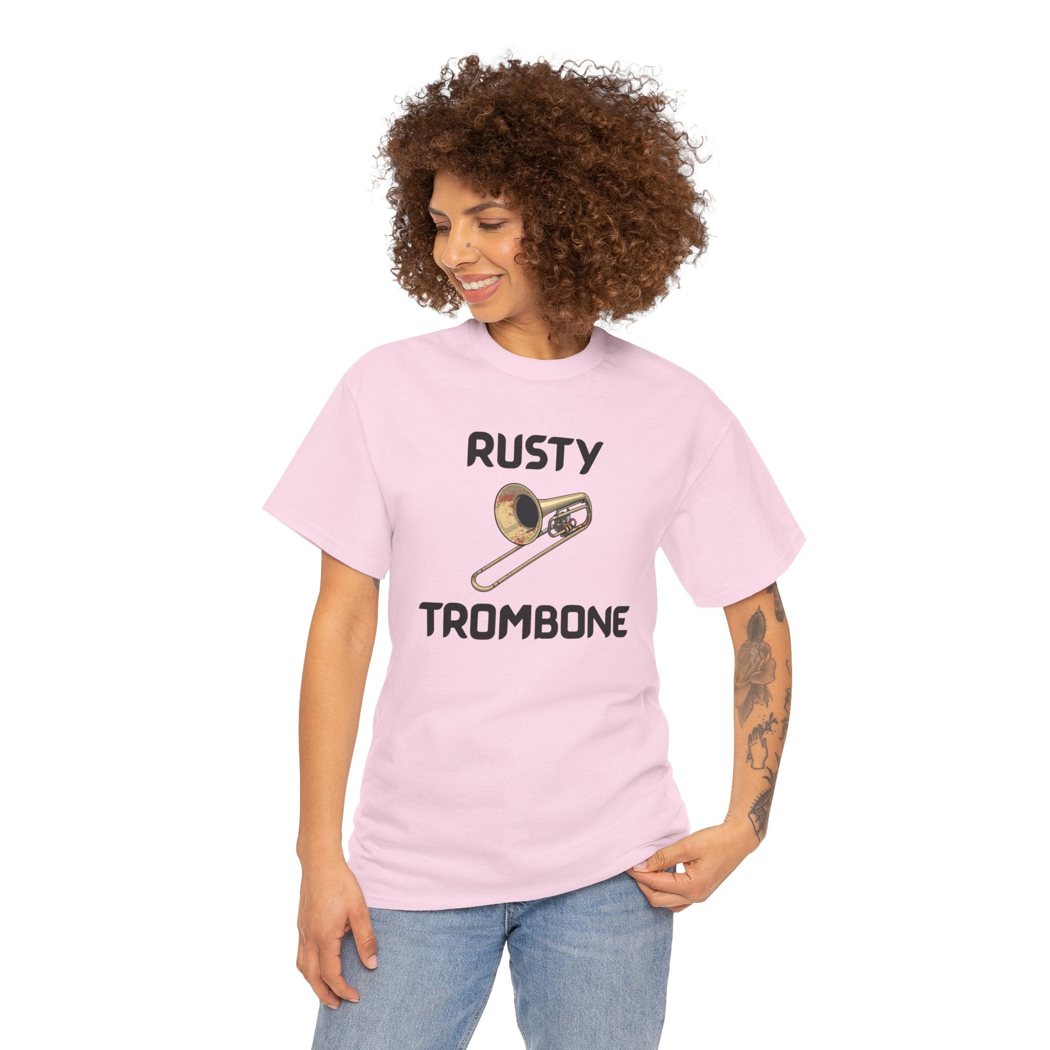Rusty Trombone T-Shirt – Funny Novelty Tee with Cheeky Humour