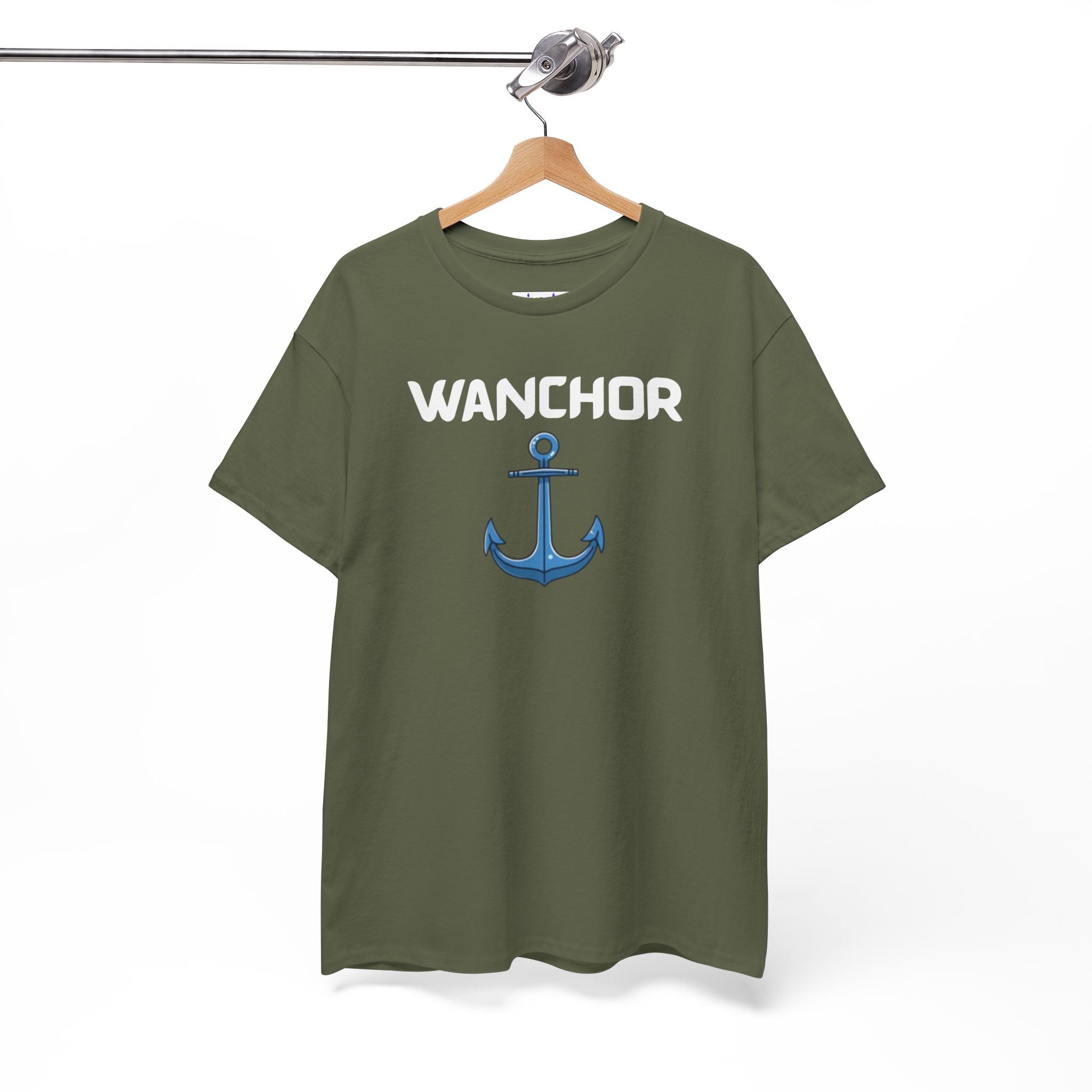 Wanchor T-Shirt – Funny Novelty Tee with Cheeky British Humour