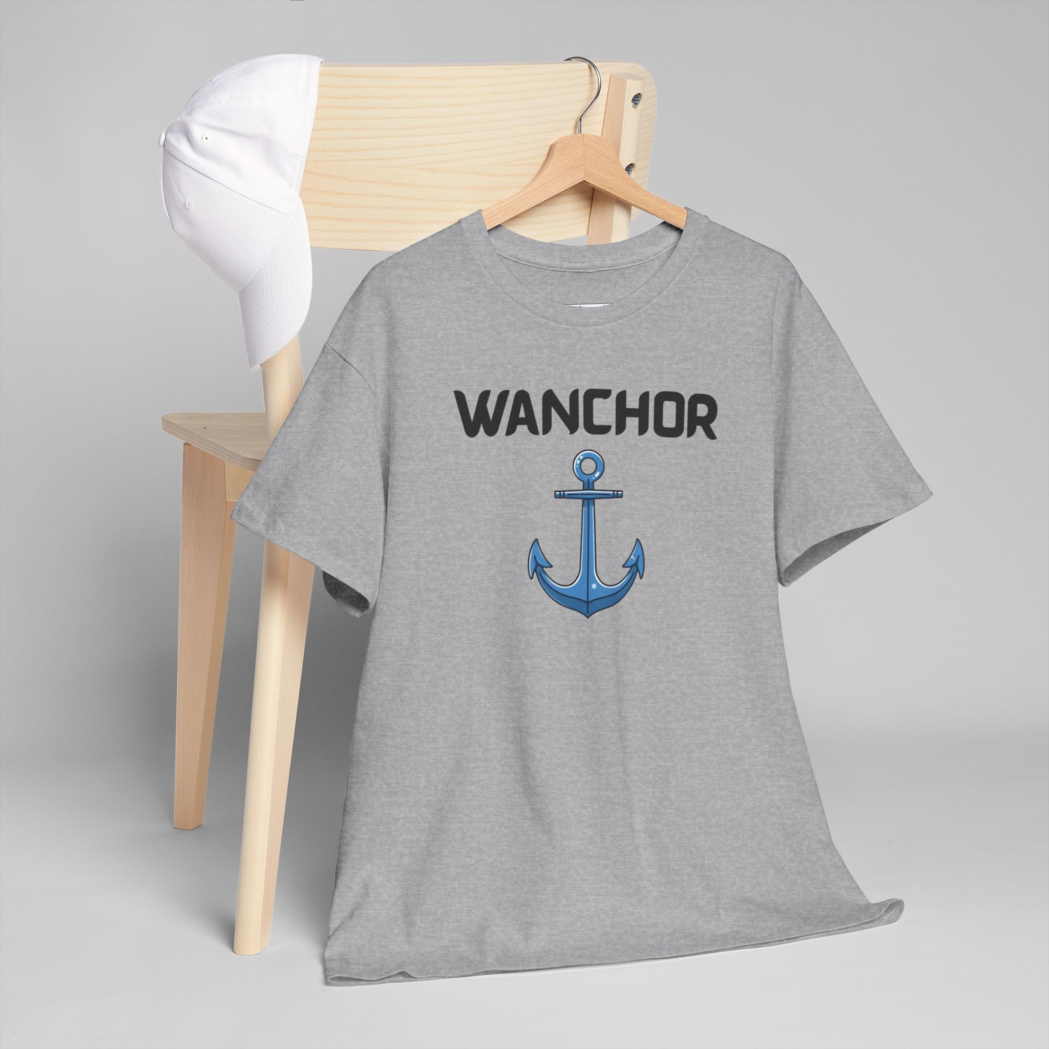 Wanchor T-Shirt – Funny Novelty Tee with Cheeky British Humour