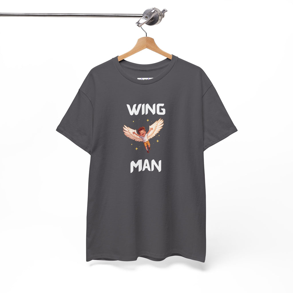 Wing Man T-Shirt – Funny Novelty Tee for Stag Do’s, Prank Gifts & Nights Out