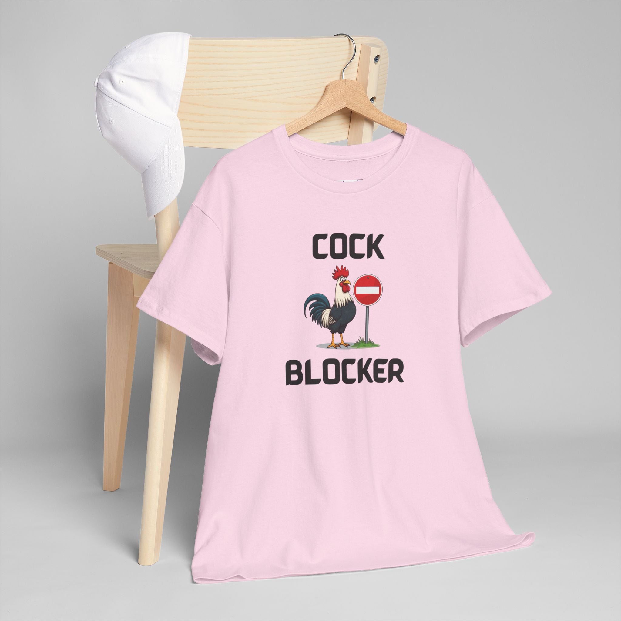 Cock Blocker T-Shirt – Funny Novelty Tee with Cheeky Humour