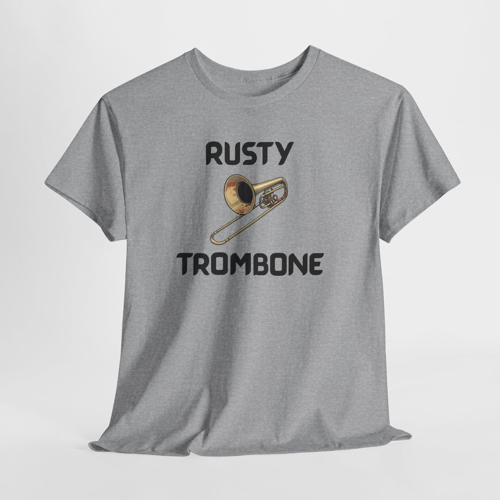 Rusty Trombone T-Shirt – Funny Novelty Tee with Cheeky Humour