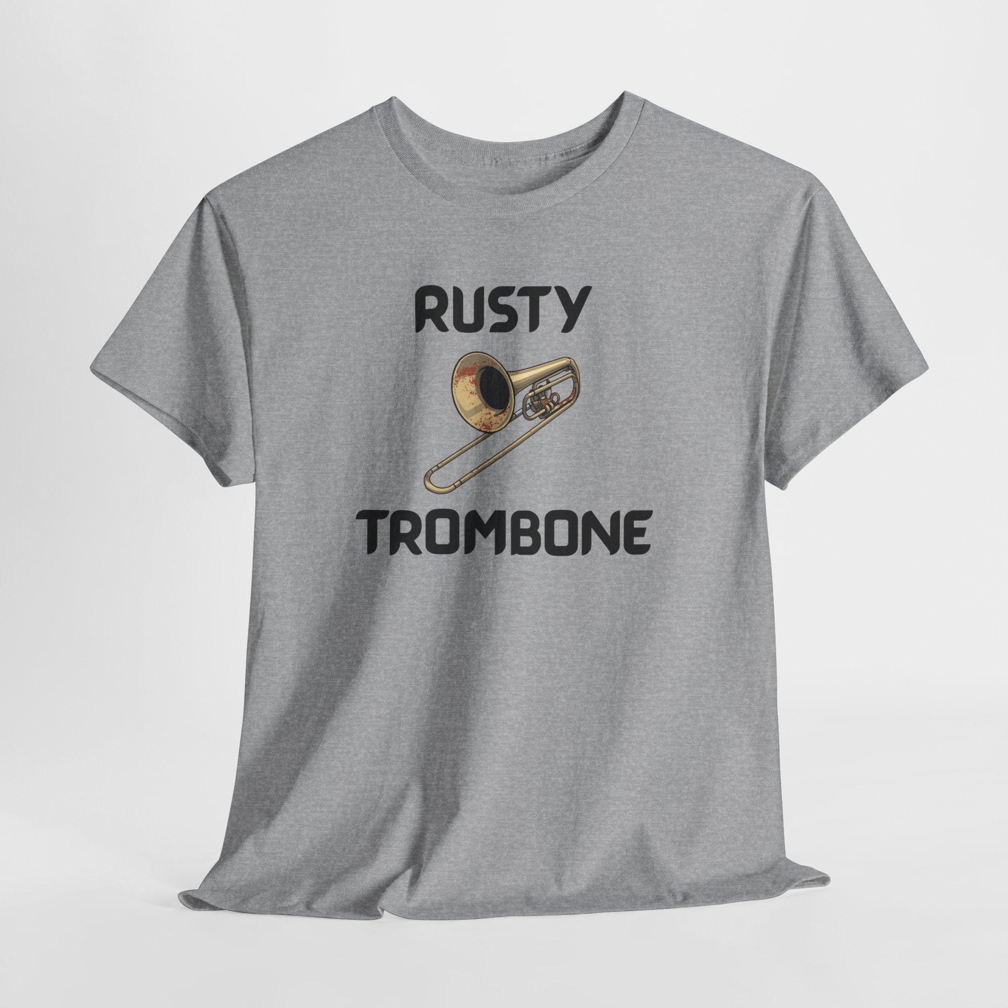 Rusty Trombone T-Shirt – Funny Novelty Tee with Cheeky Humour