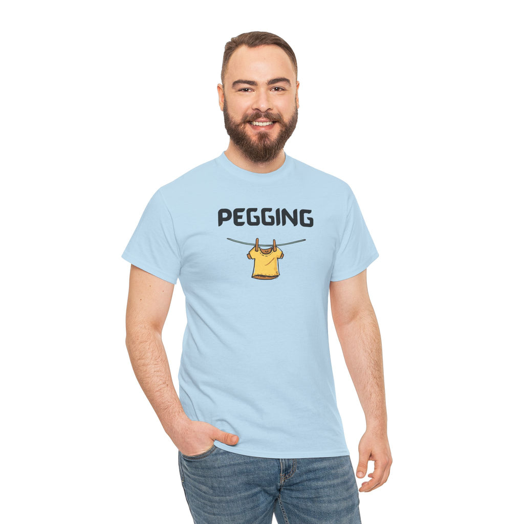 Pegging T-Shirt – Funny Novelty Tee with Cheeky Wordplay