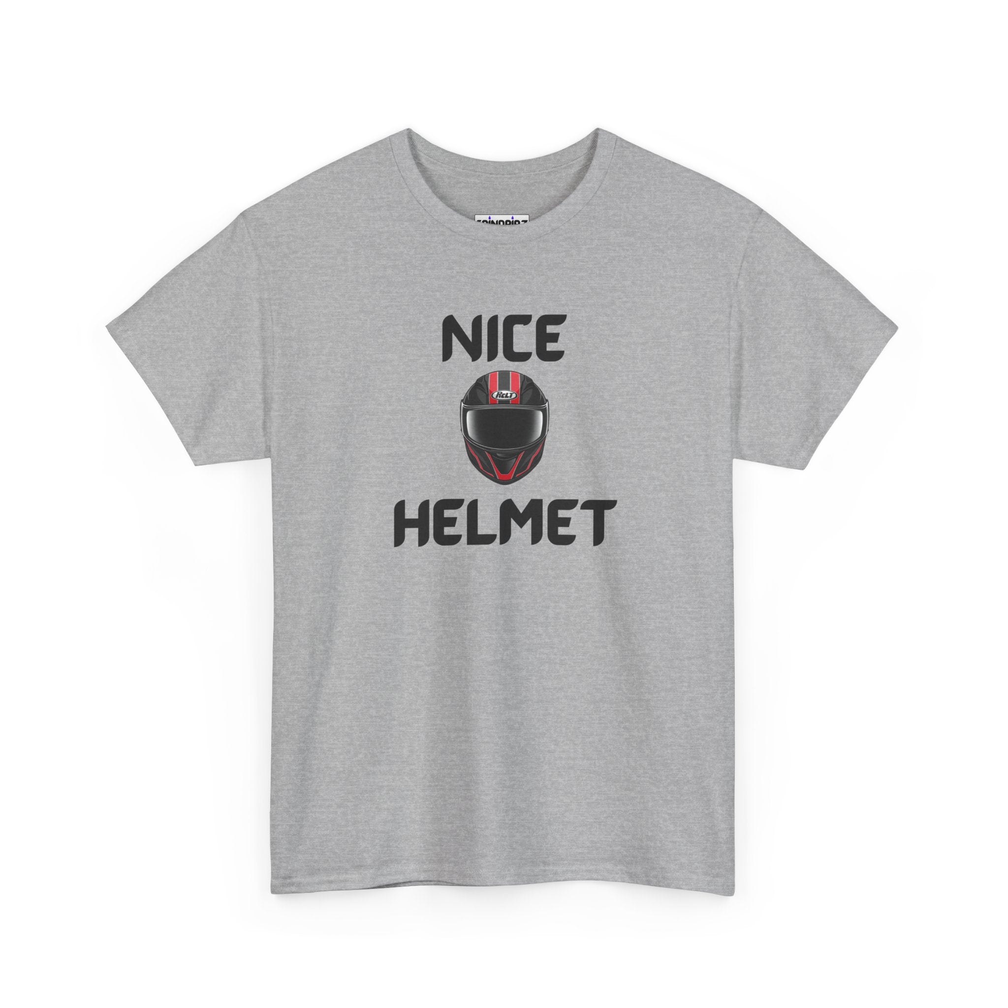 Nice Helmet T-Shirt – Funny Novelty Tee with Cheeky Wordplay