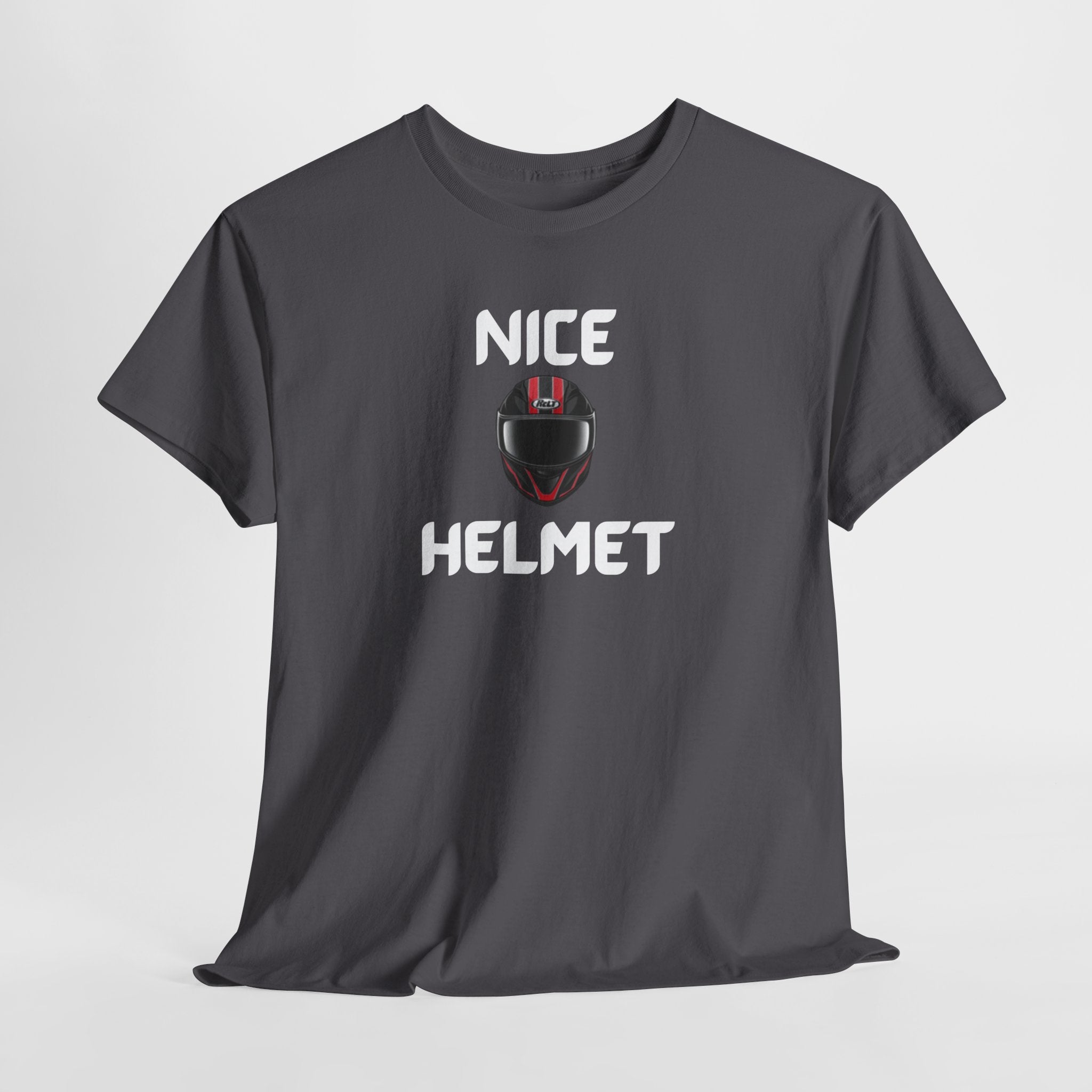 Nice Helmet T-Shirt – Funny Novelty Tee with Cheeky Wordplay