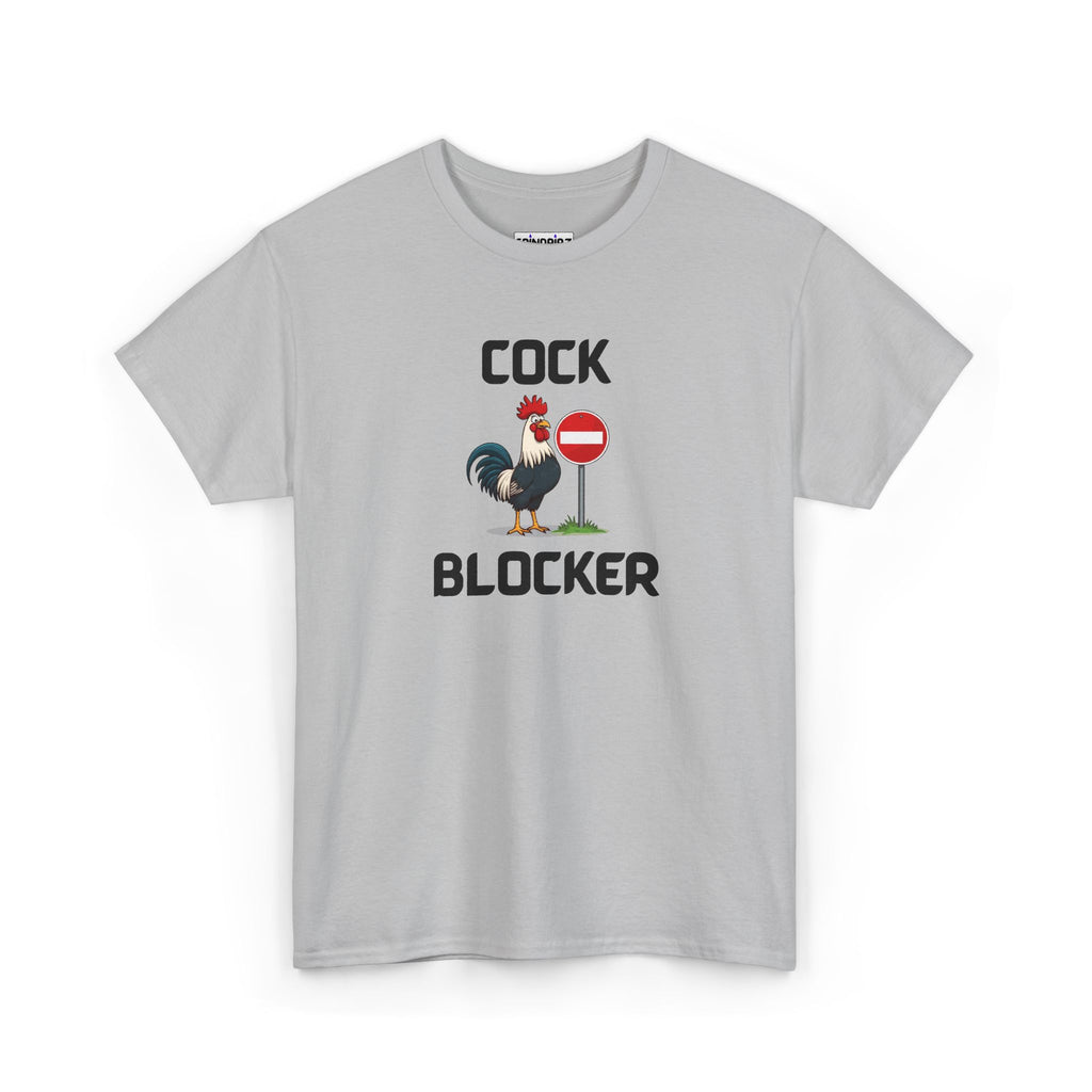 Cock Blocker T-Shirt – Funny Novelty Tee with Cheeky Humour