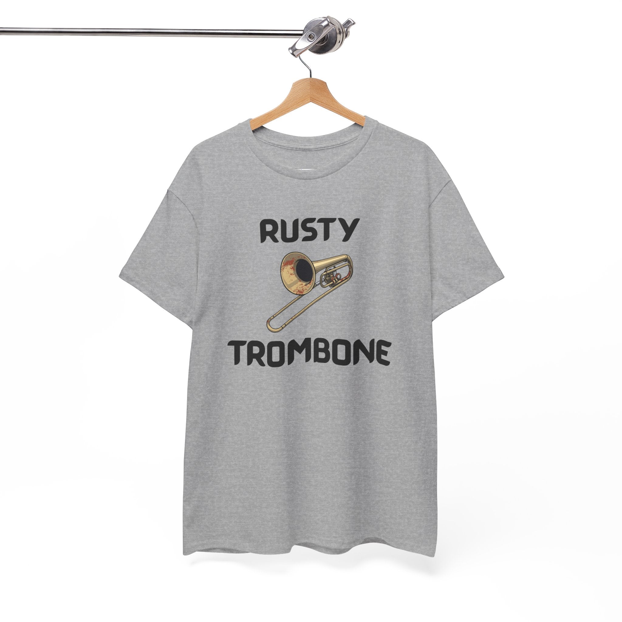 Rusty Trombone T-Shirt – Funny Novelty Tee with Cheeky Humour