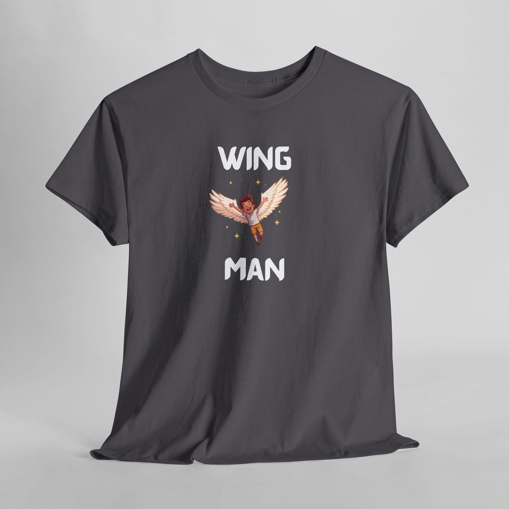 Wing Man T-Shirt – Funny Novelty Tee for Stag Do’s, Prank Gifts & Nights Out