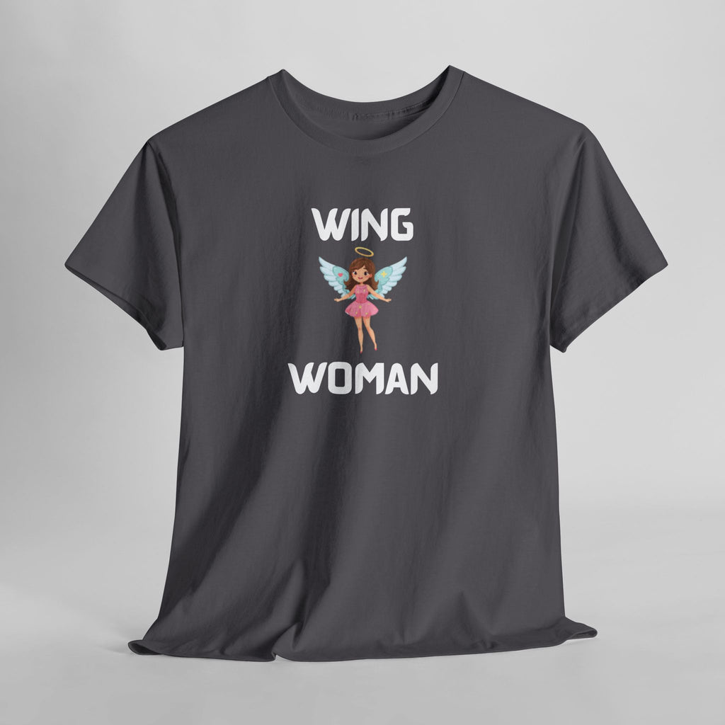 Wing Woman T-Shirt – Funny Novelty Tee for Hen Do’s, Prank Gifts & Nights Out