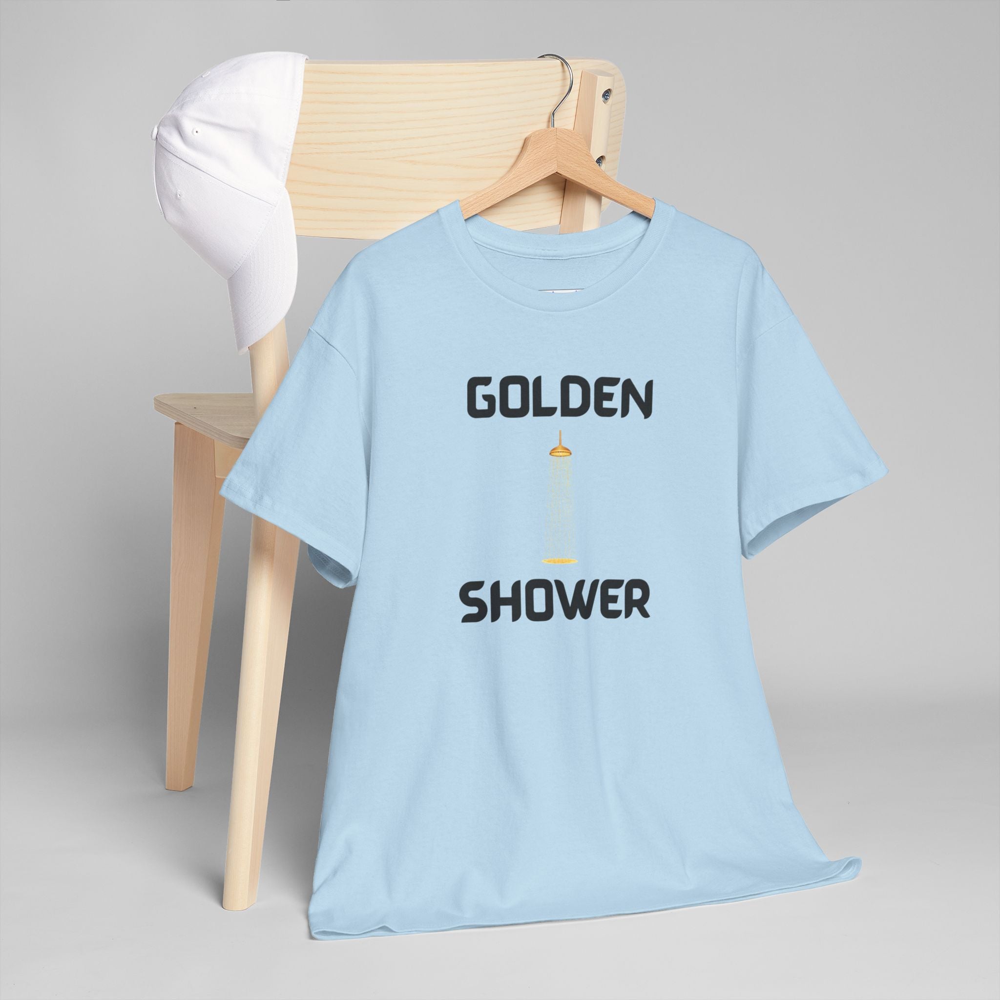 Golden Shower T-Shirt – Funny Novelty Tee with Cheeky Humour