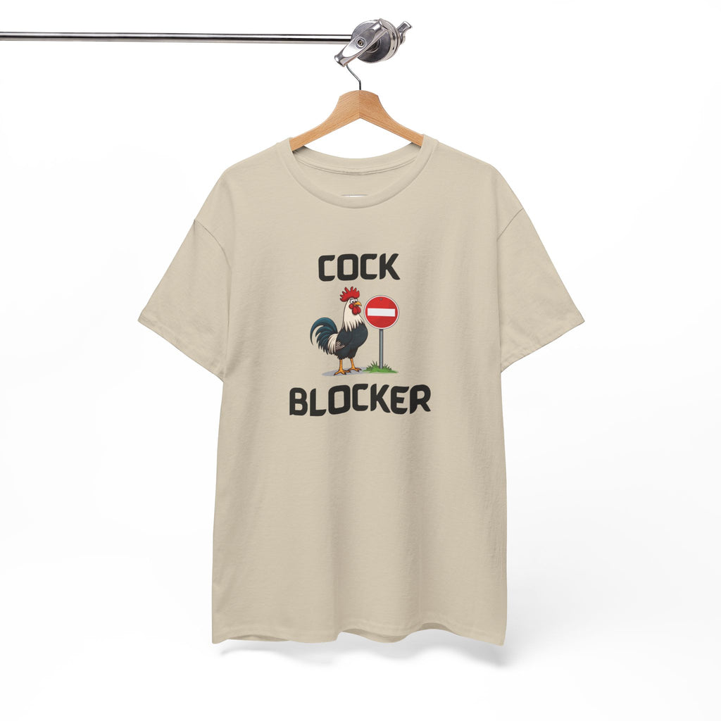 Cock Blocker T-Shirt – Funny Novelty Tee with Cheeky Humour