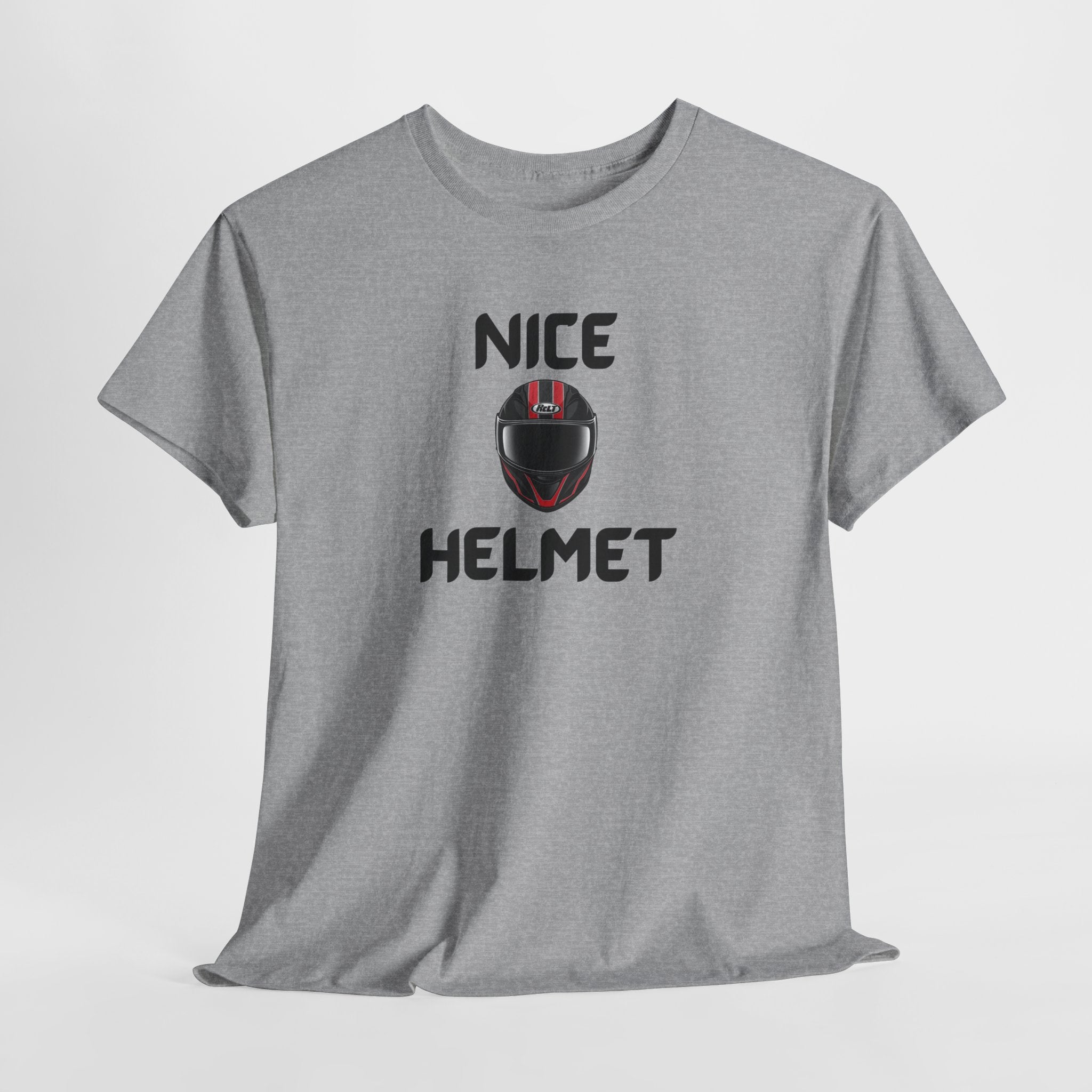 Nice Helmet T-Shirt – Funny Novelty Tee with Cheeky Wordplay