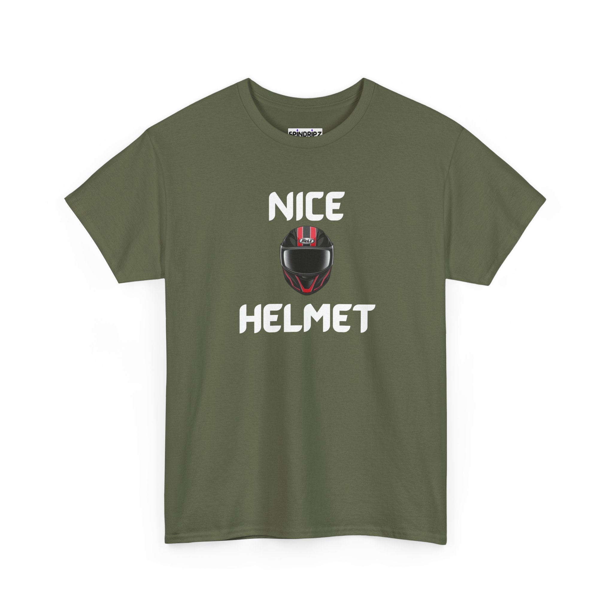 Nice Helmet T-Shirt – Funny Novelty Tee with Cheeky Wordplay