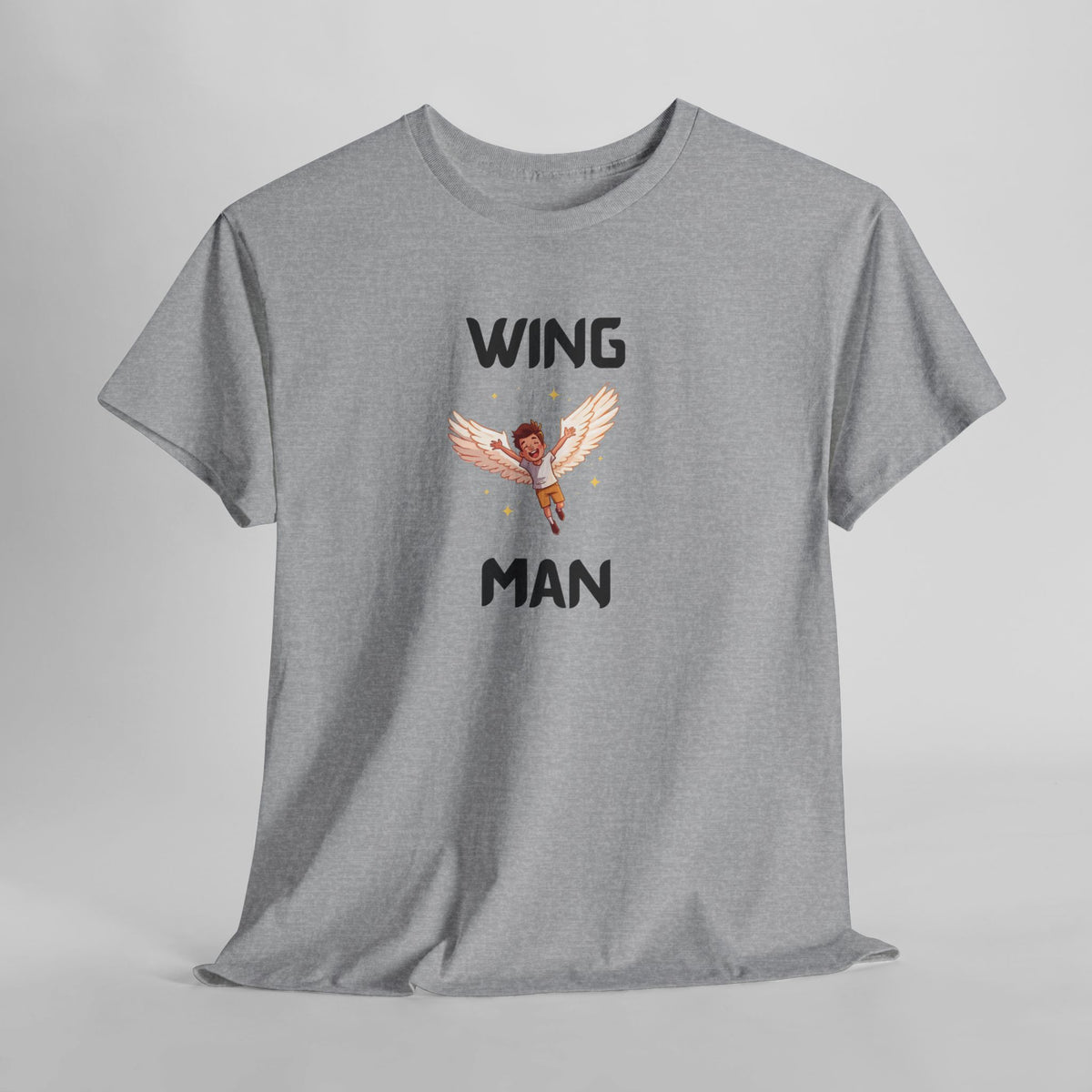 Wing Man T-Shirt – Funny Novelty Tee for Stag Do’s, Prank Gifts & Nights Out
