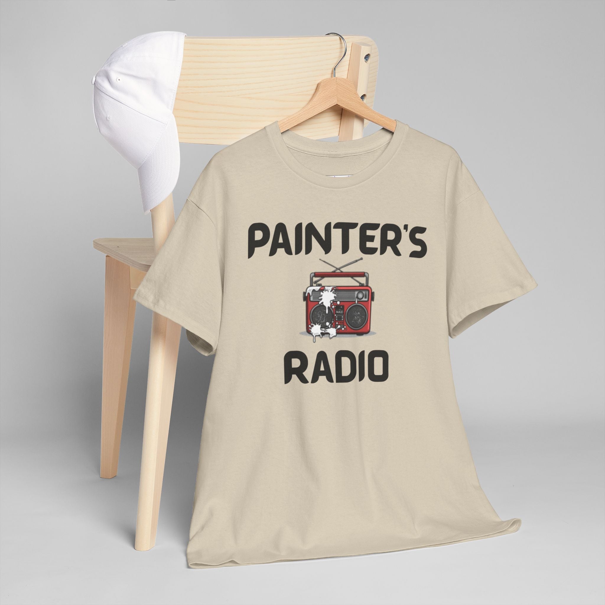 Painter’s Radio T-Shirt – Funny Decorator Gift with a Sense of Humour