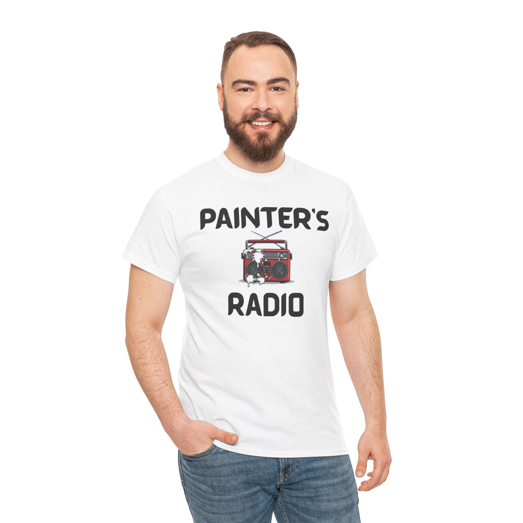 Painter’s Radio T-Shirt – Funny Decorator Gift with a Sense of Humour