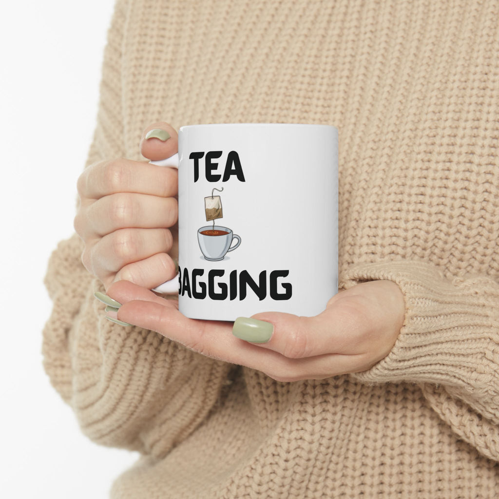 Tea Bagging Funny Mug Cheeky Wordplay Prank Gift Novelty Coffee Cup