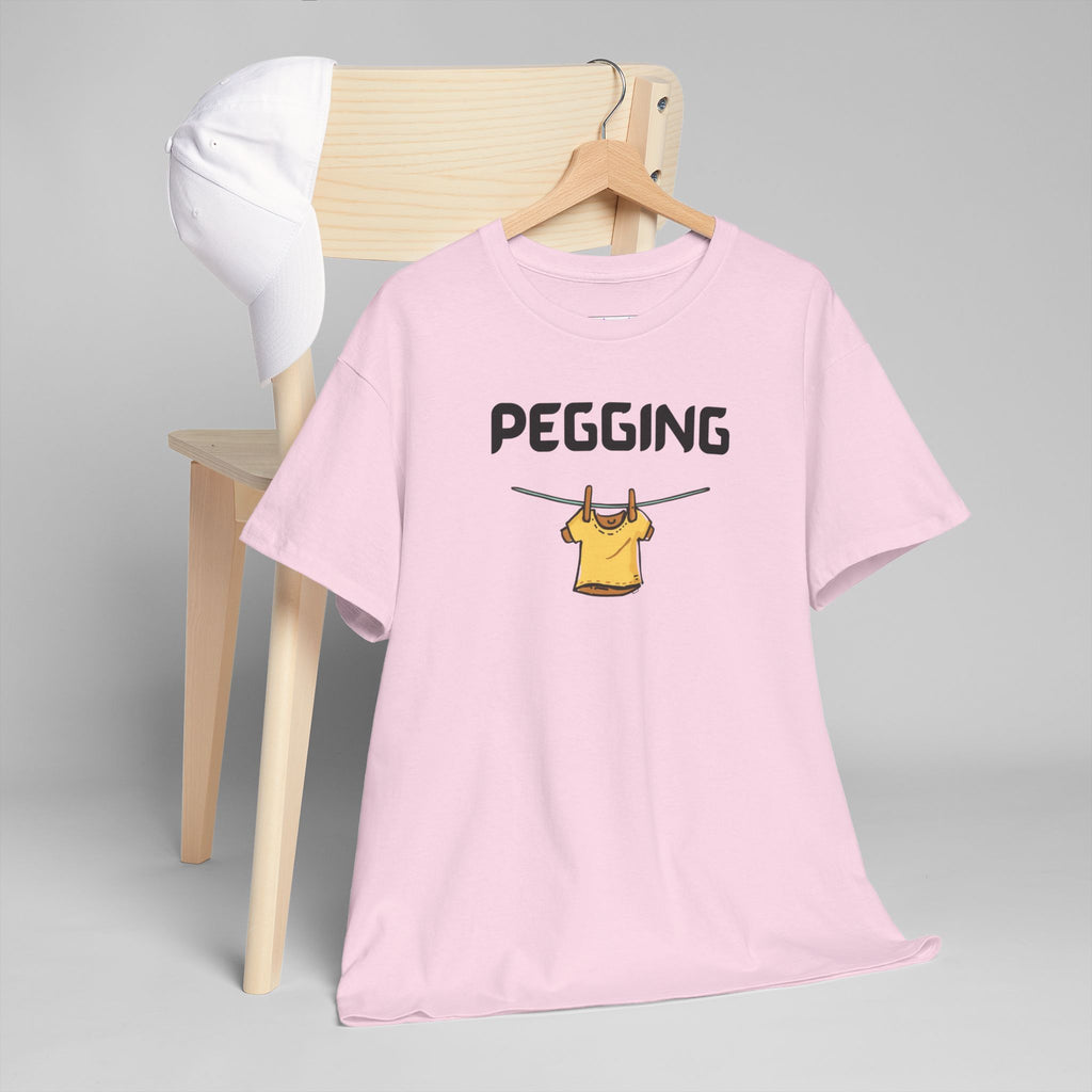 Pegging T-Shirt – Funny Novelty Tee with Cheeky Wordplay