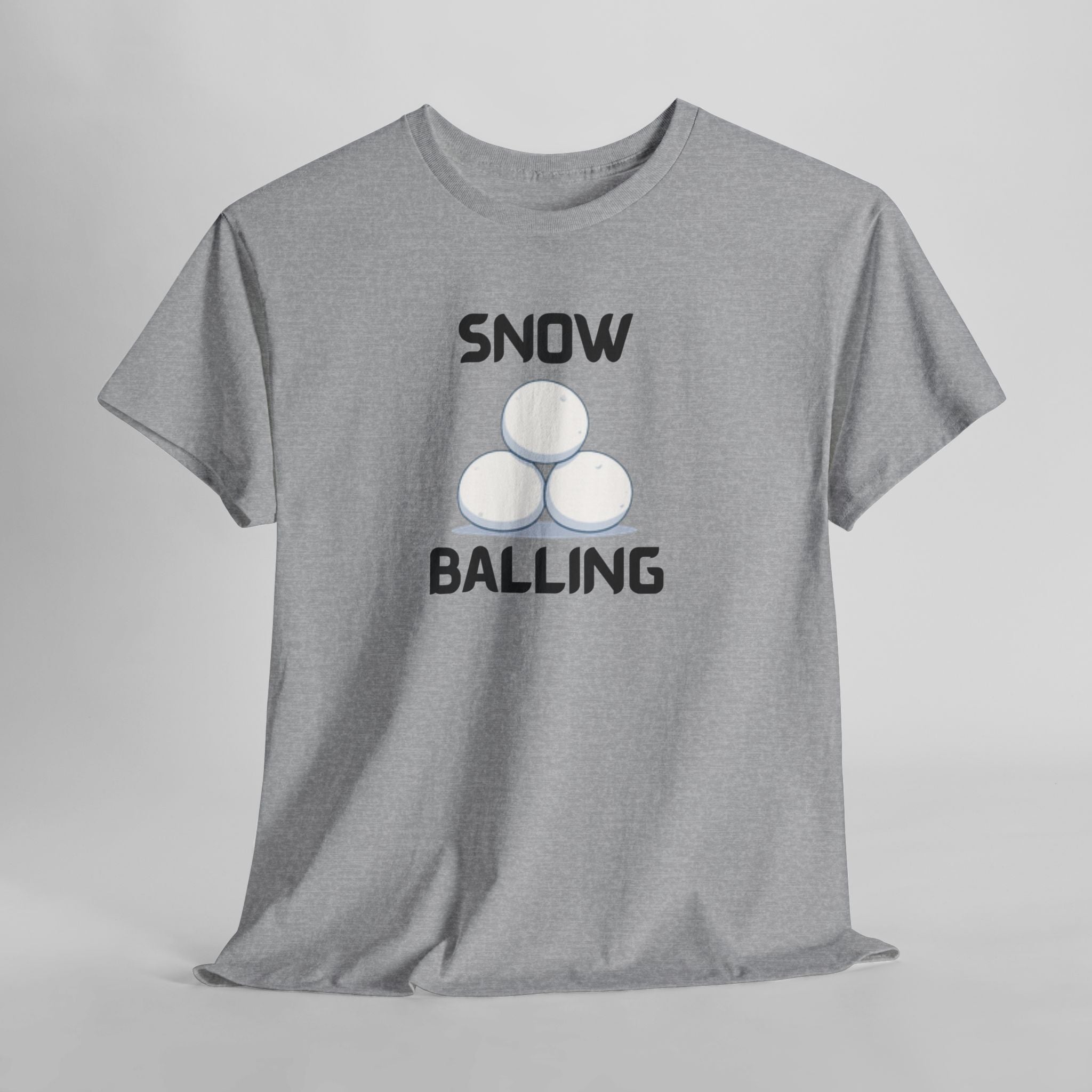 Snow Balling T-Shirt – Funny Novelty Tee with Cheeky Humour
