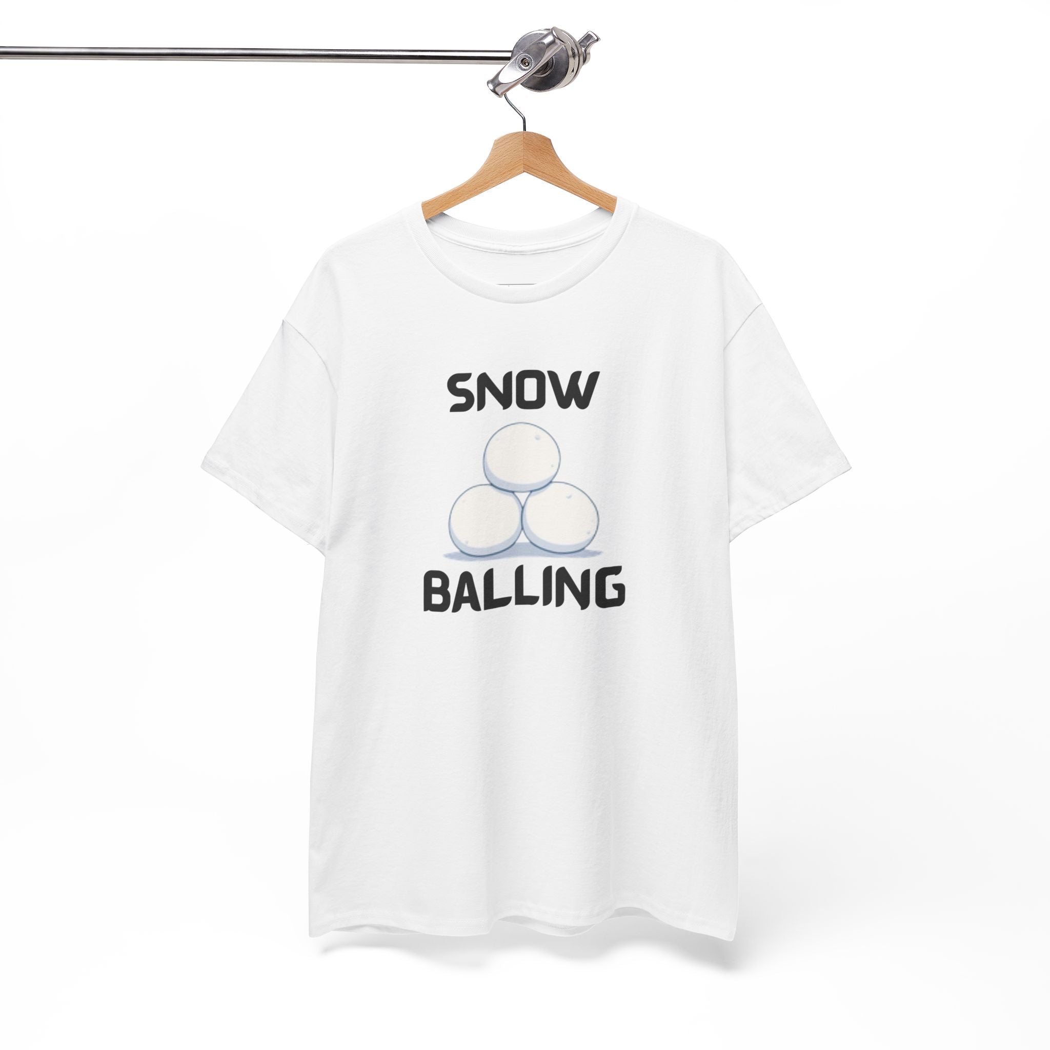 Snow Balling T-Shirt – Funny Novelty Tee with Cheeky Humour