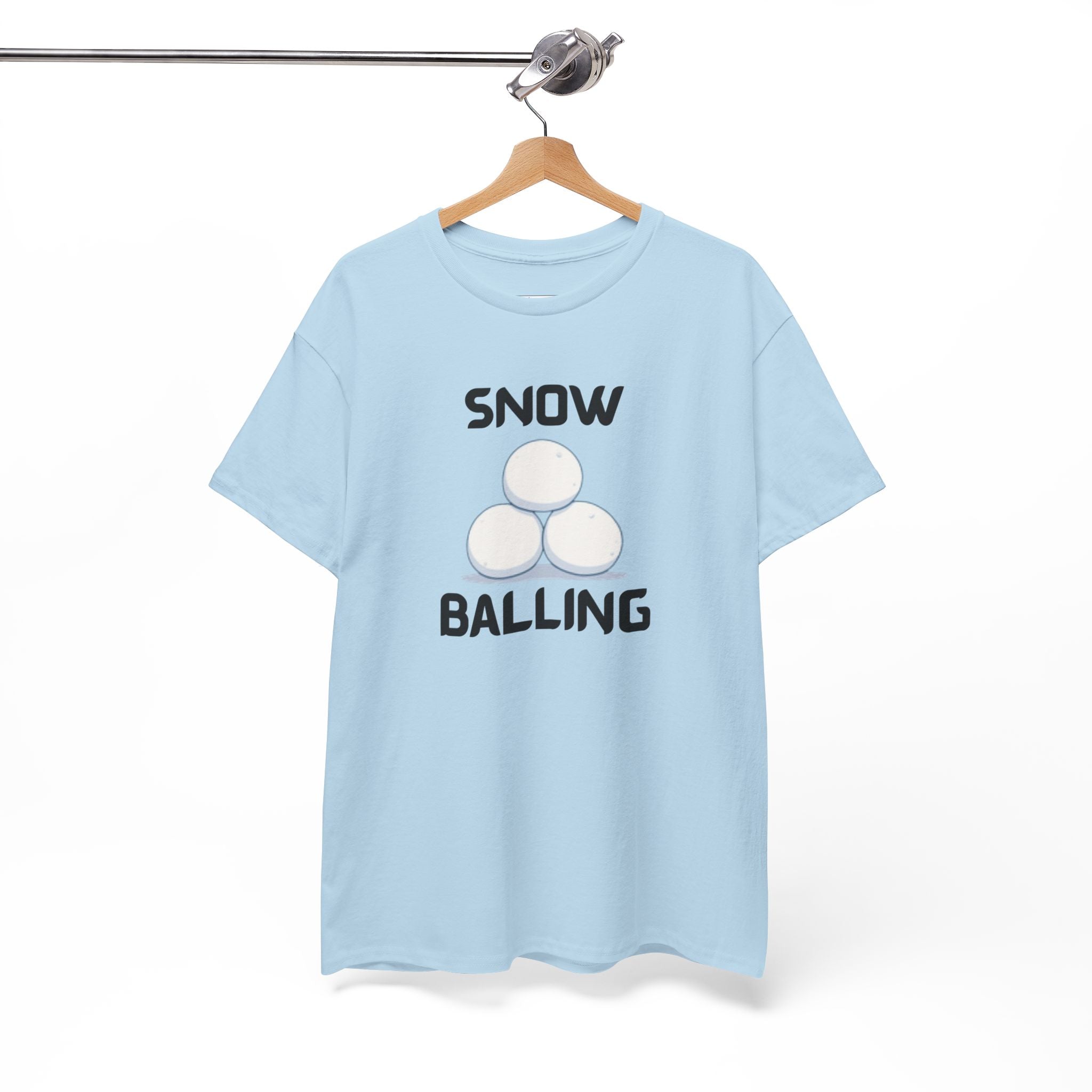 Snow Balling T-Shirt – Funny Novelty Tee with Cheeky Humour