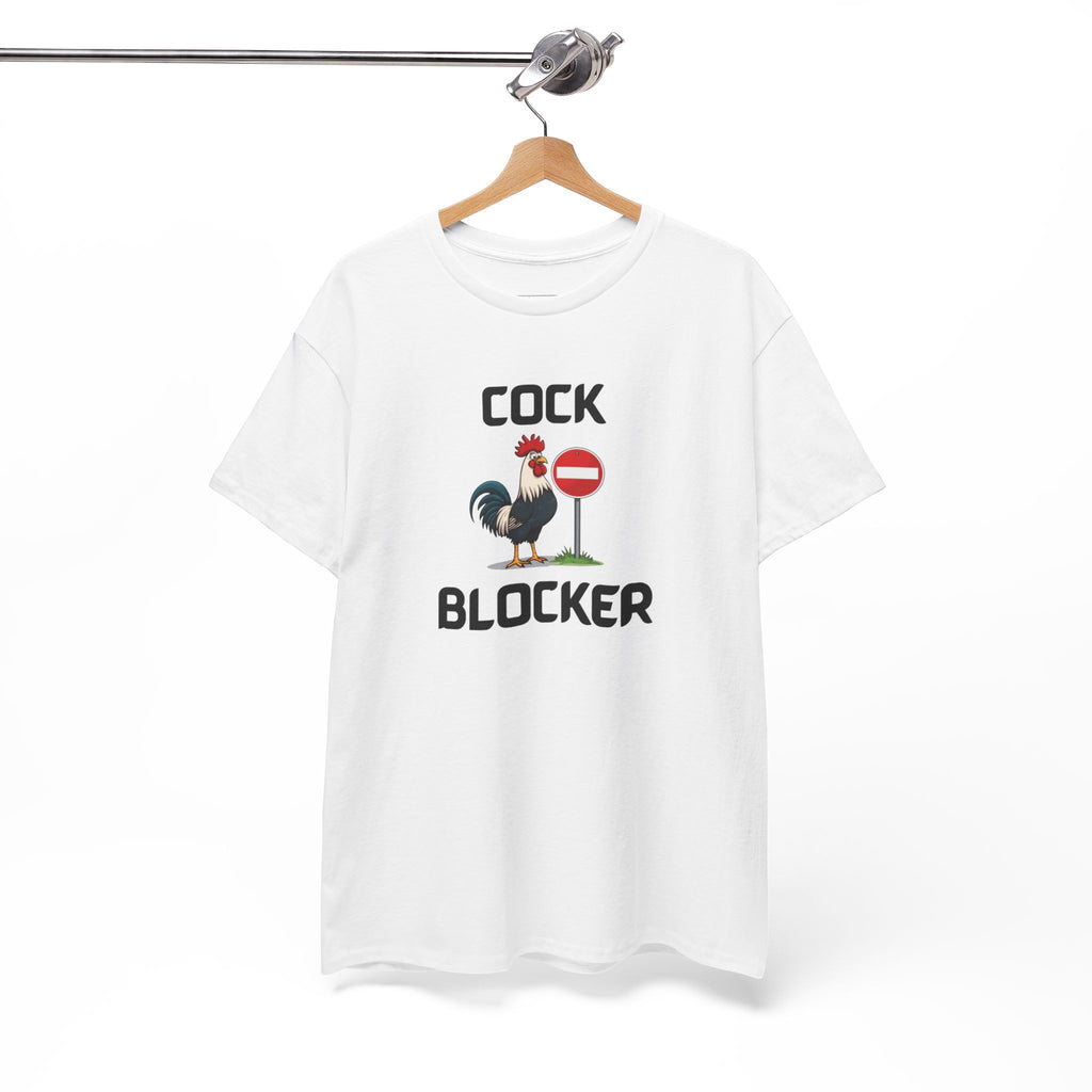 Cock Blocker T-Shirt – Funny Novelty Tee with Cheeky Humour